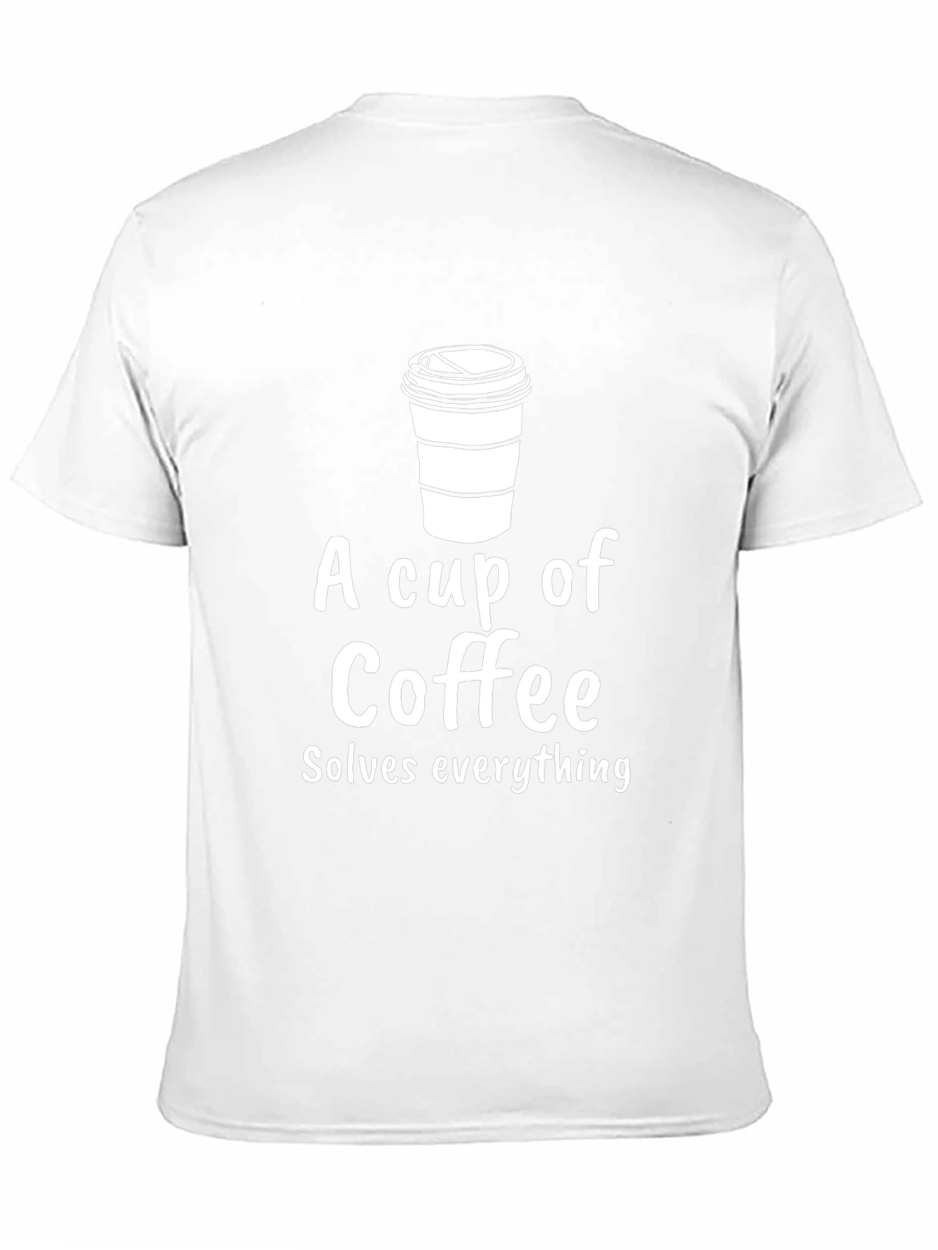 Black Coffee Solves Everything Graphic Tee view 11