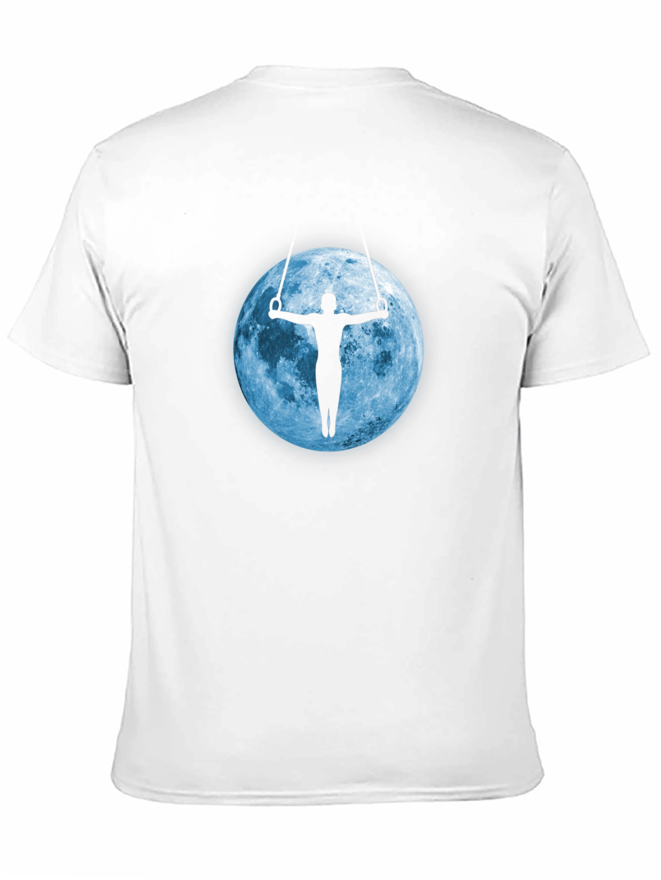 Black Gymnast Moon T-Shirt - Artistic Gymnastics Apparel view 11