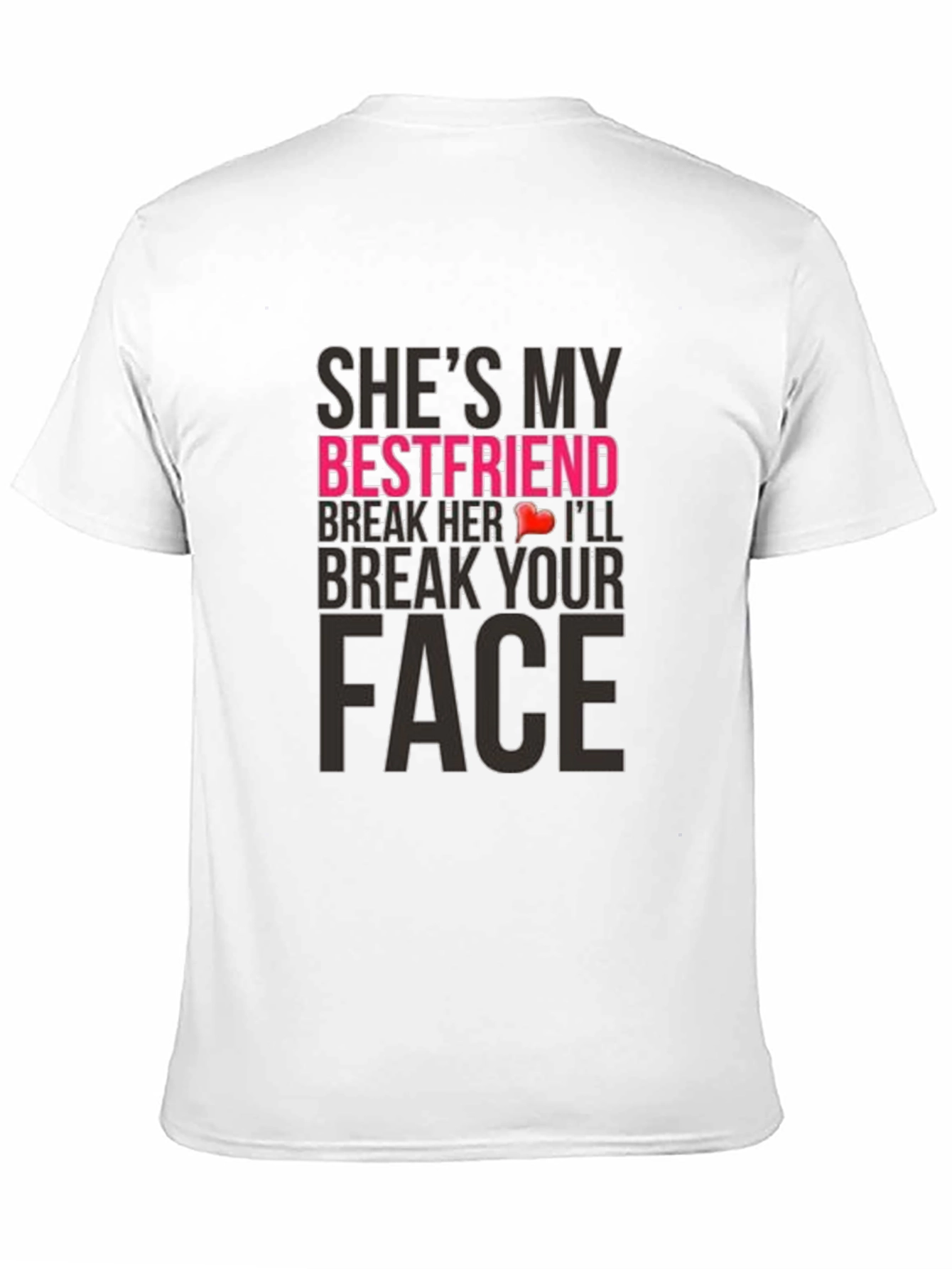 Black Humorous "She's My Bestfriend" Graphic Tee view 11