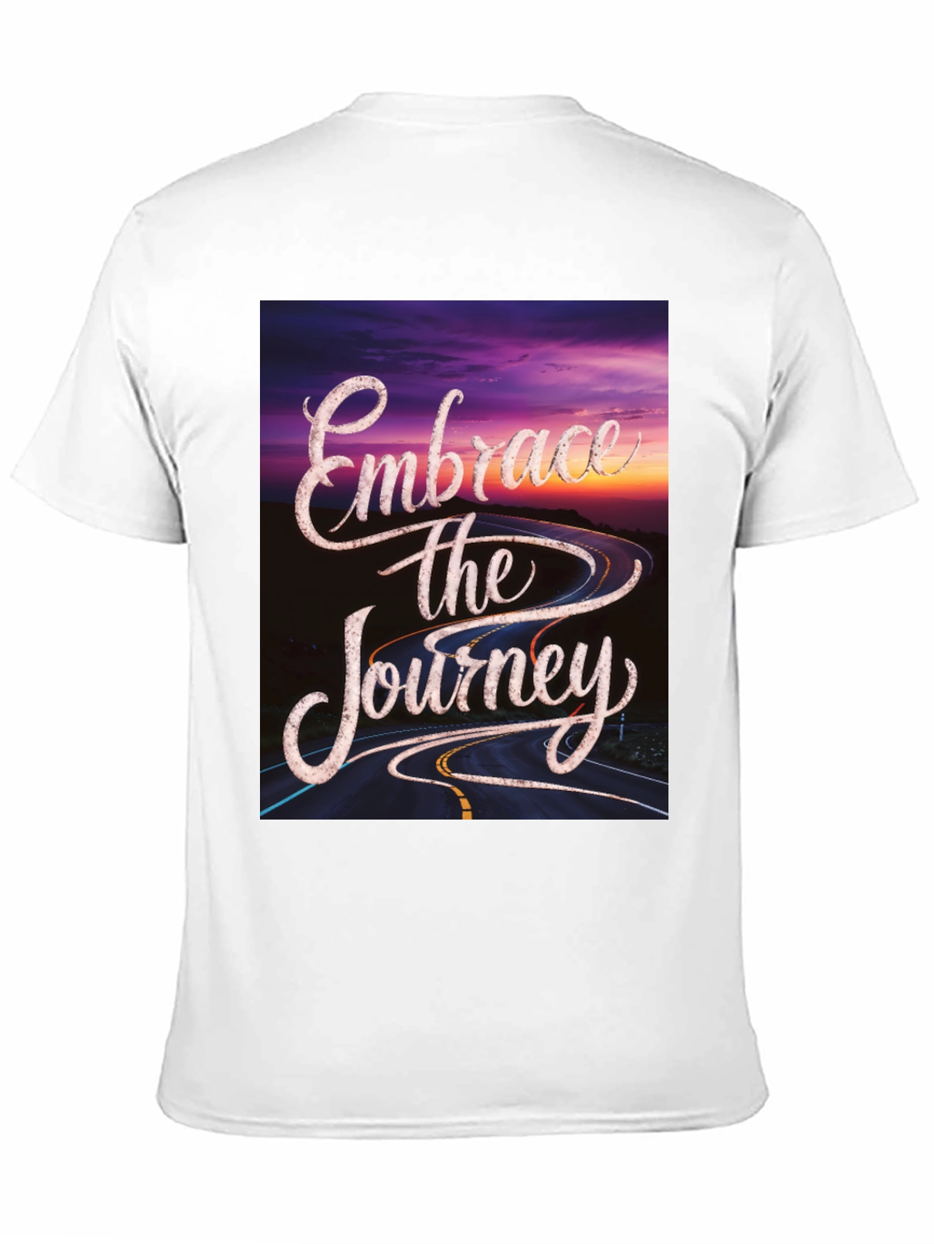 Black Embrace the Journey Graphic Tee view 11