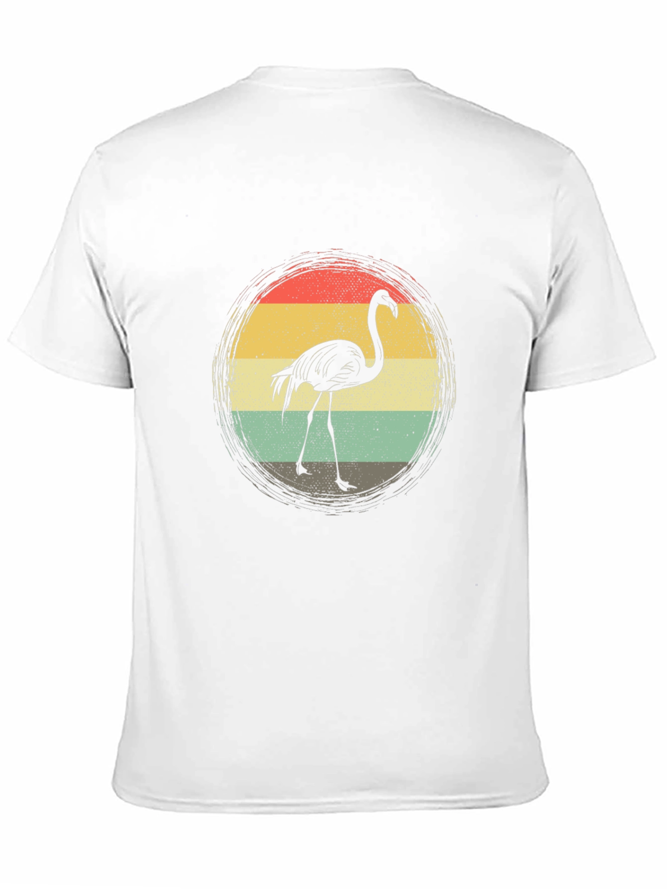 Black Retro Flamingo T-Shirt - Vintage Style Graphic Tee view 11