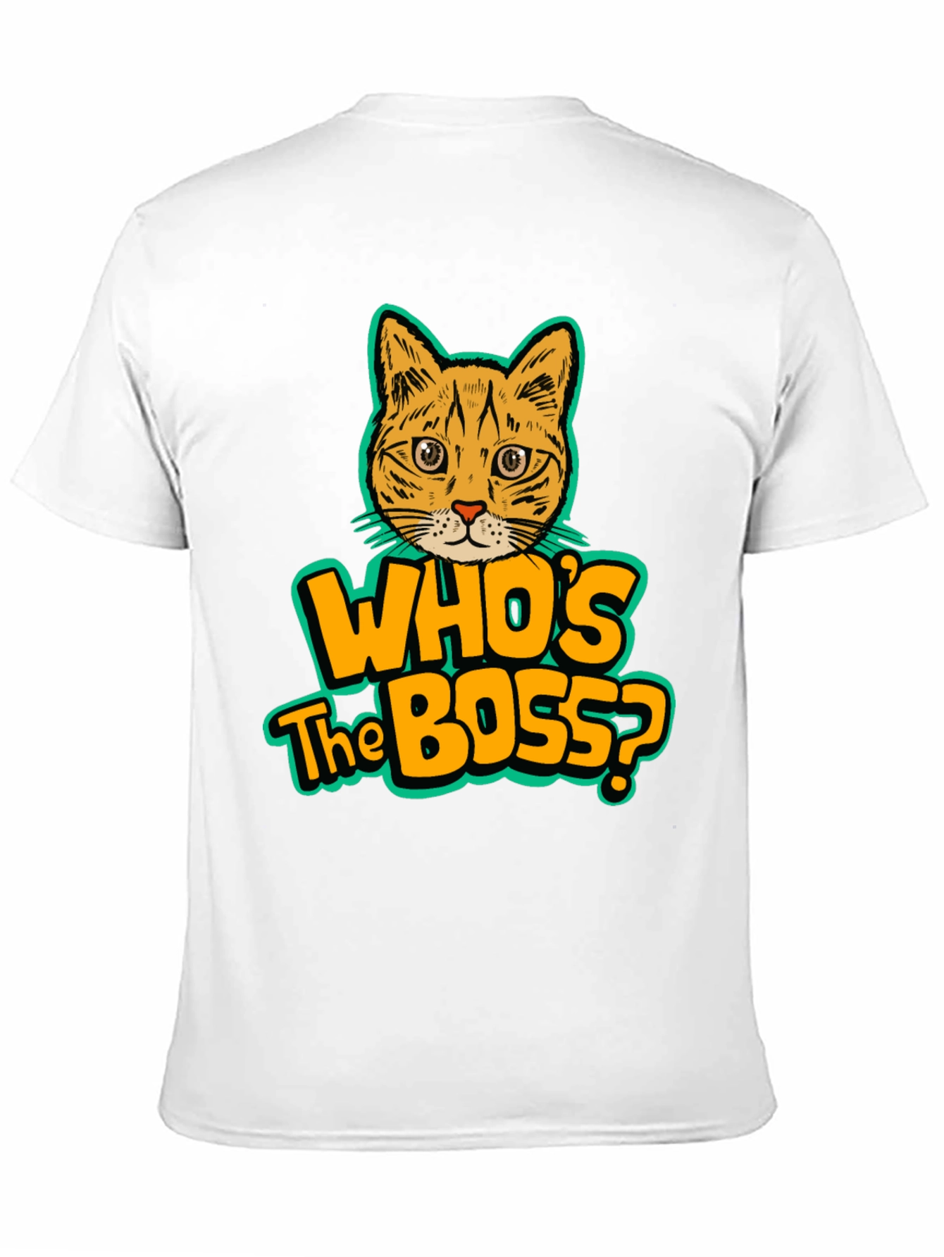 Black Who's the Boss Cat Graphic Tee view 11