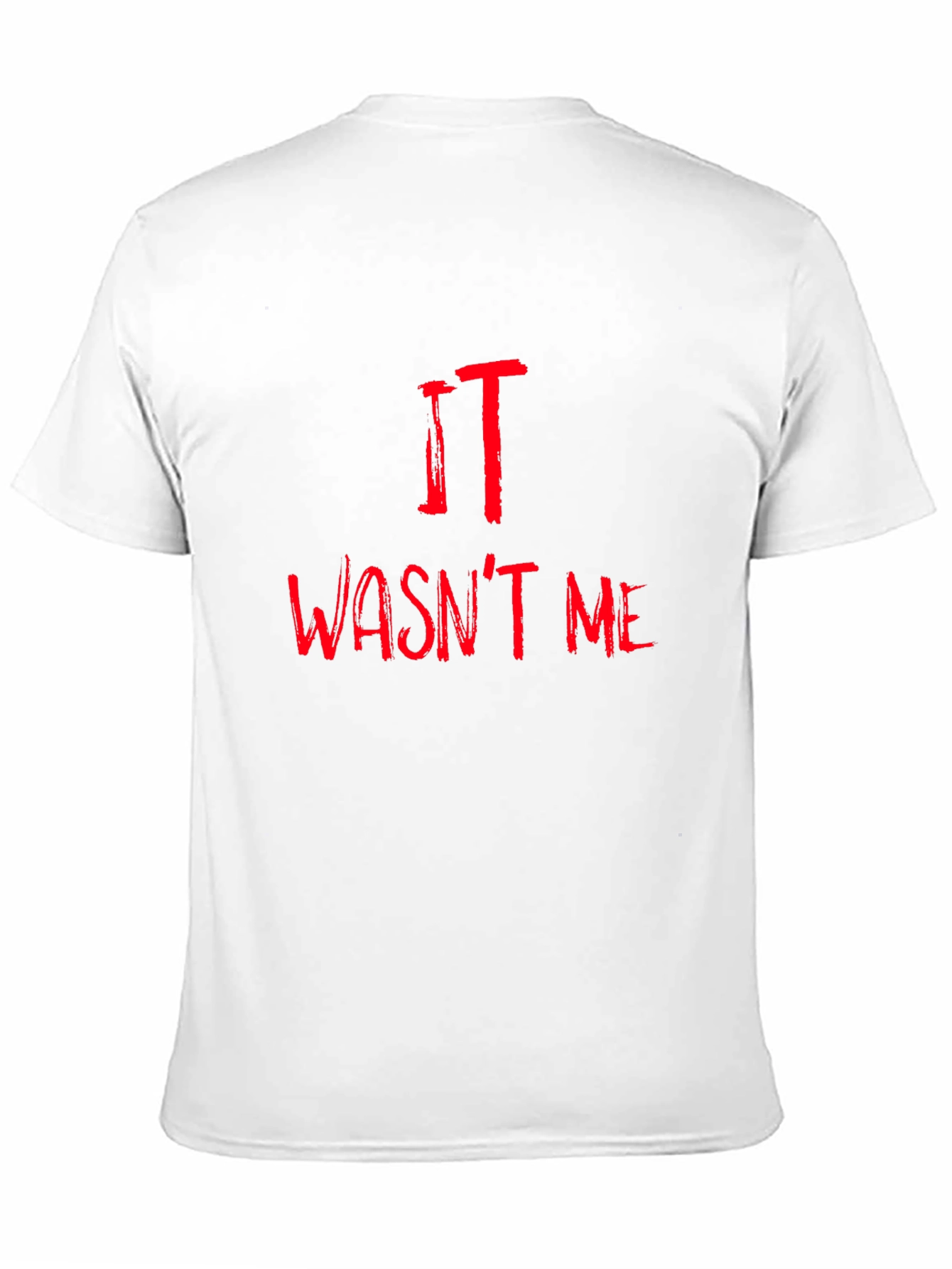 Black IT Wasn't Me Graphic T-Shirt - Horror Movie Tee view 11