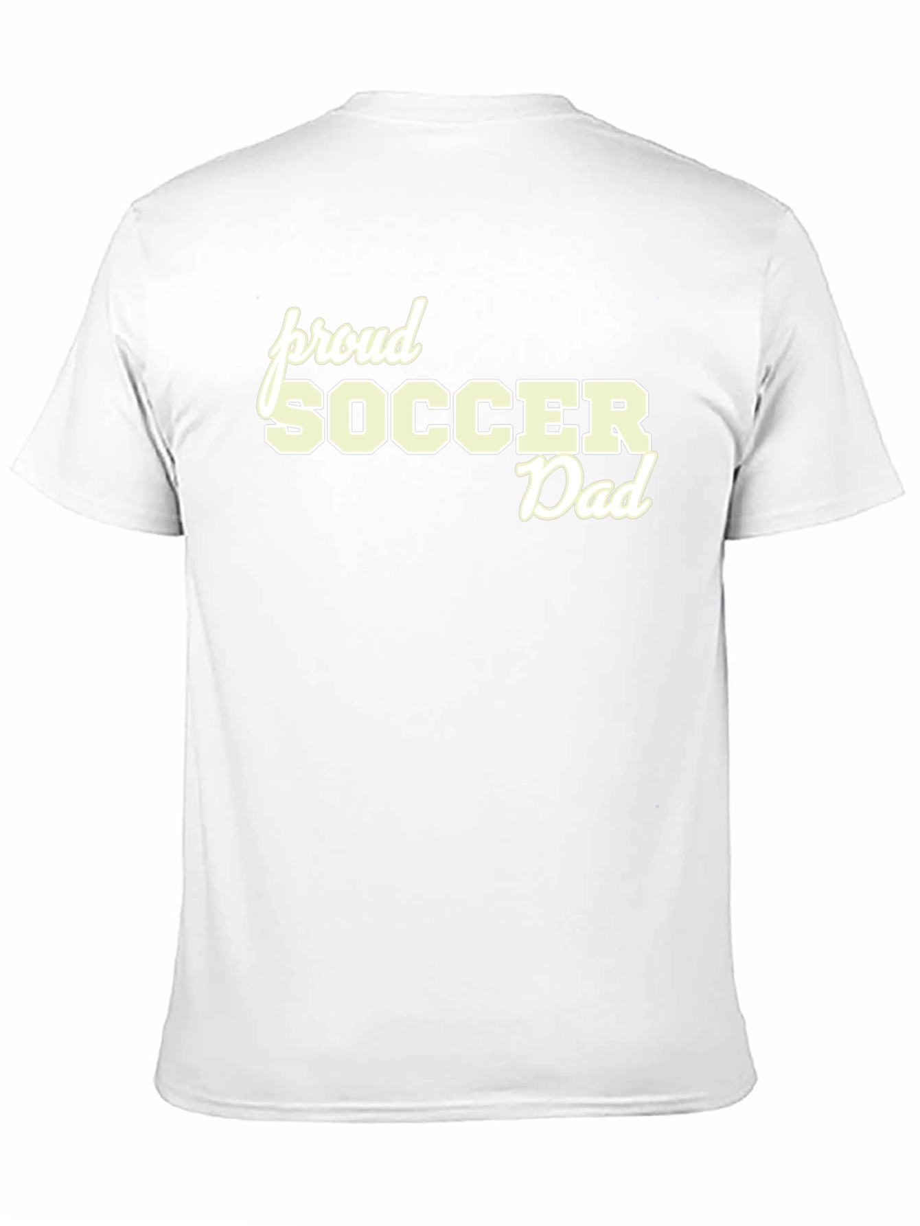 Proud Soccer Dad Black T-Shirt - 11