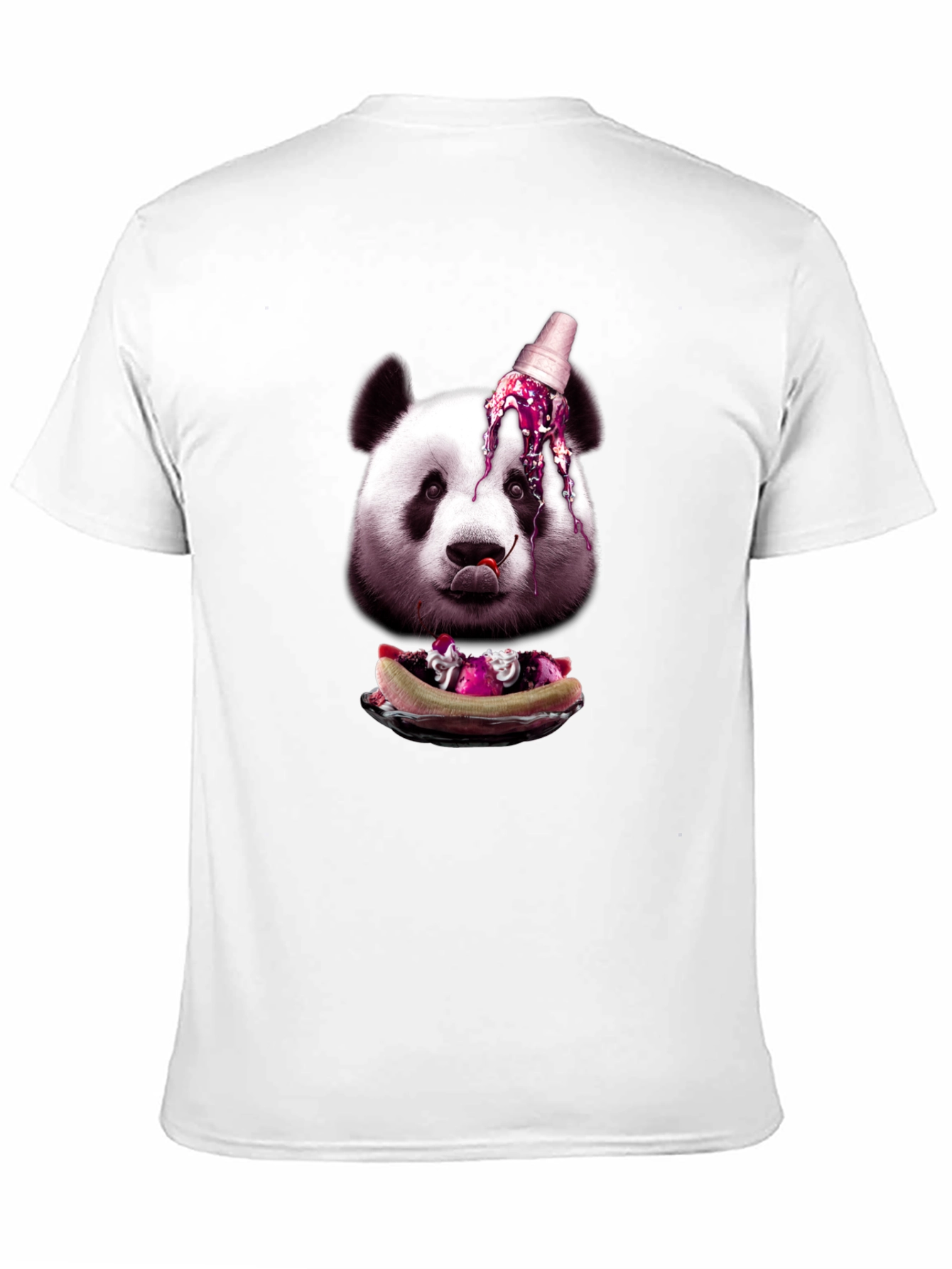 Black Panda Ice Cream Graphic Tee view 11