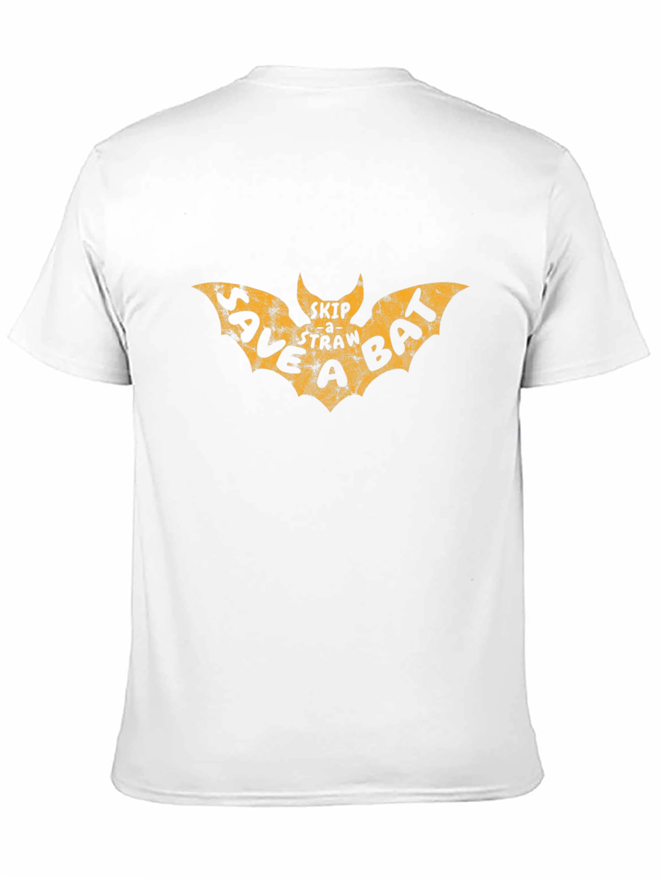 Black Save a Bat Tee - Skip a Straw T-Shirt - Unisex view 11