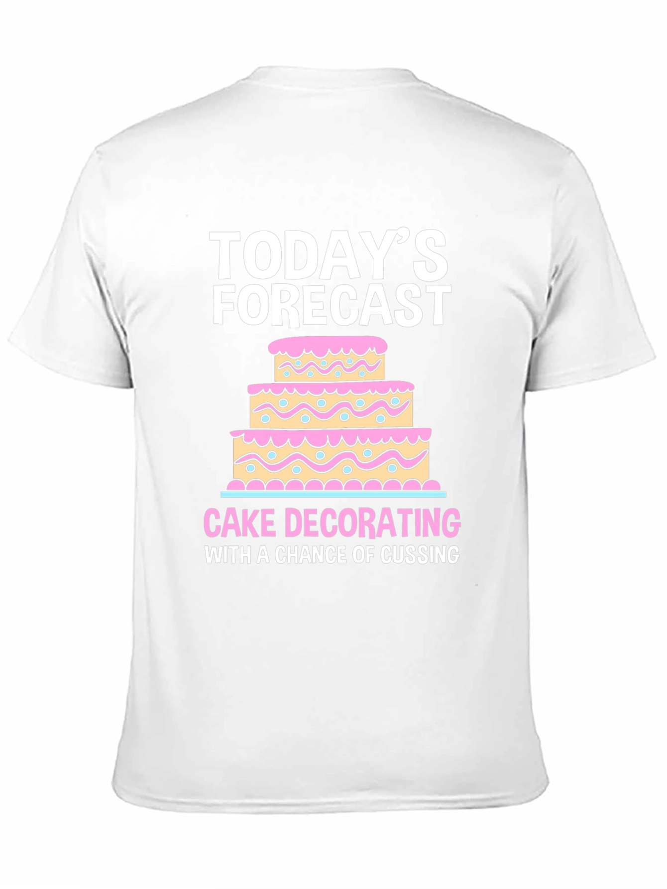 Black Cake Decorating Forecast T-Shirt view 11