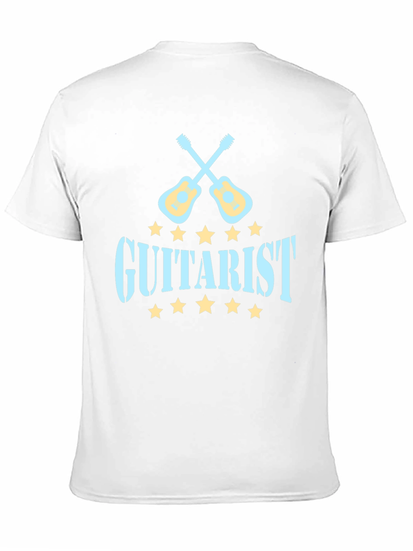 Black Guitarist Tee - Cool Music Lover T-Shirt view 11