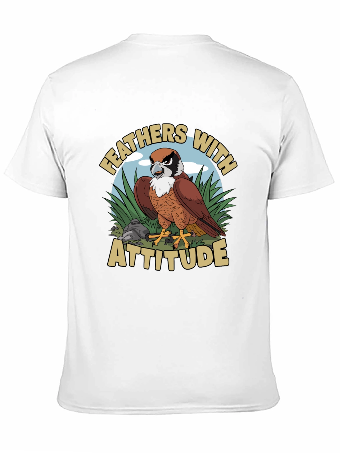 Feathers with Attitude Graphic T-Shirt - 11