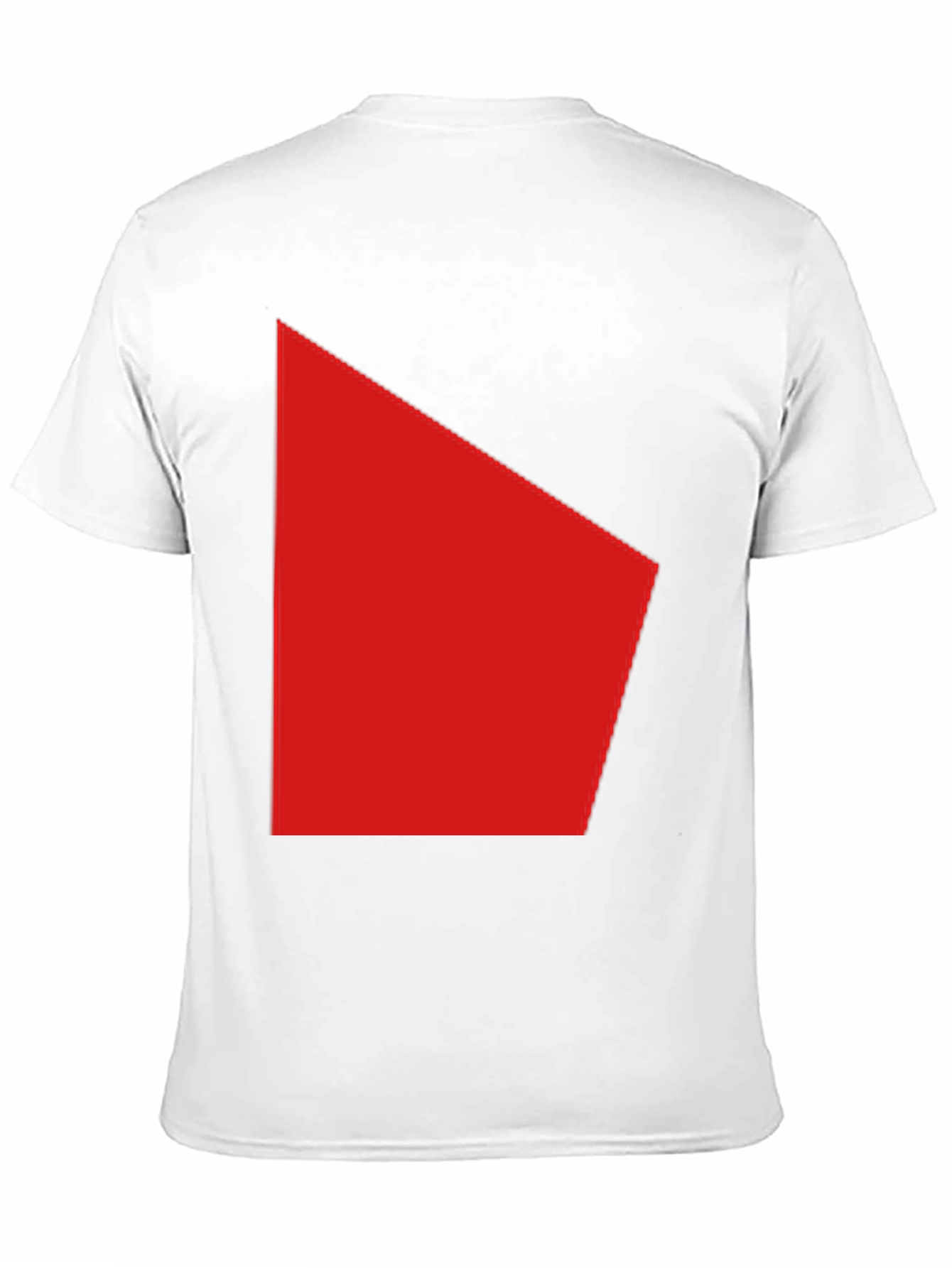 Black Modern Red Graphic Black T-Shirt view 11