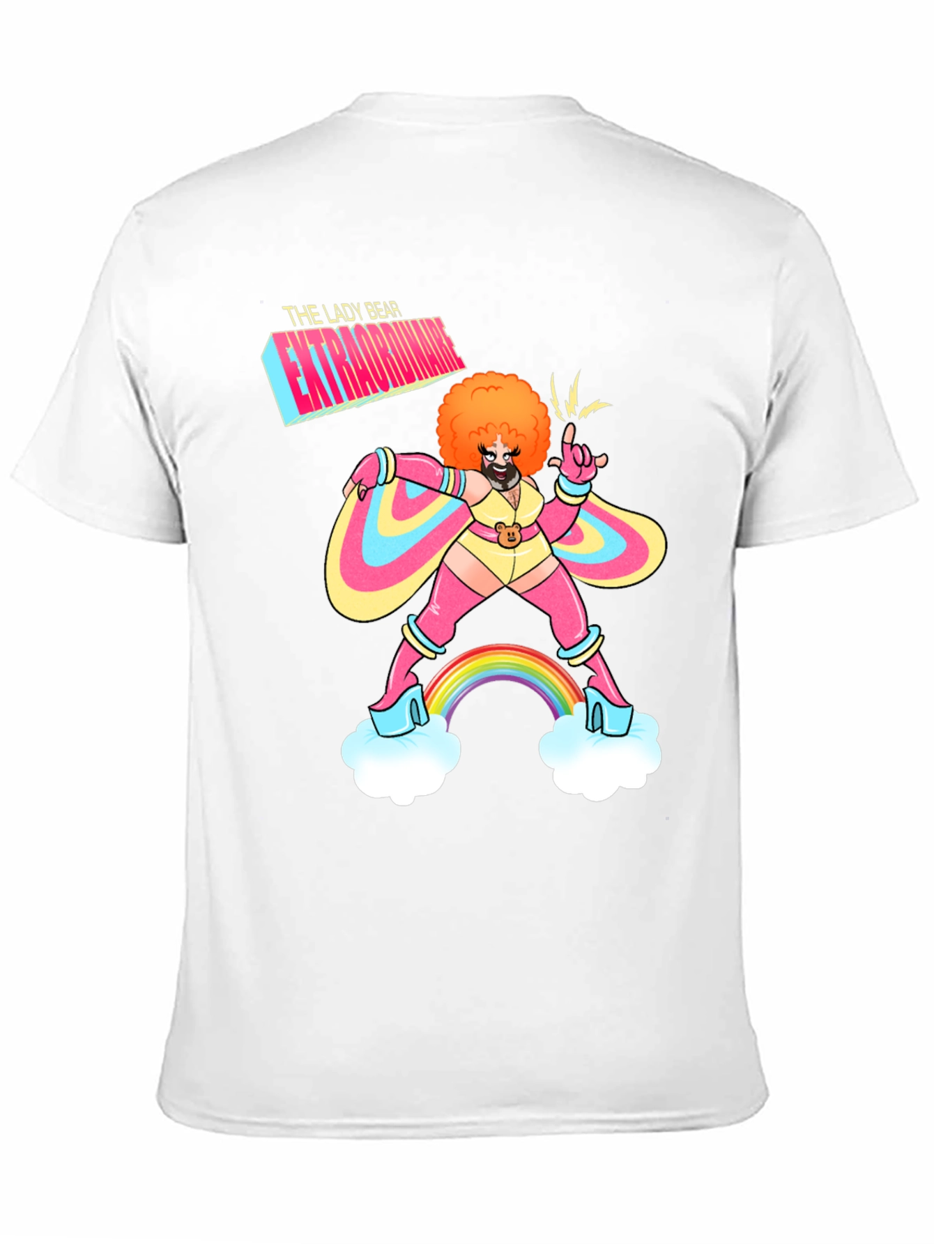 Black The Lady Bear Extraordinaire Graphic Tee view 11