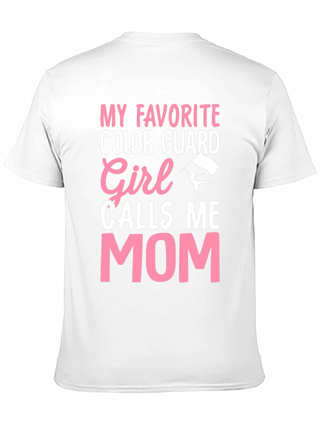 Black Color Guard Mom T-Shirt - Show Your Pride! view 11