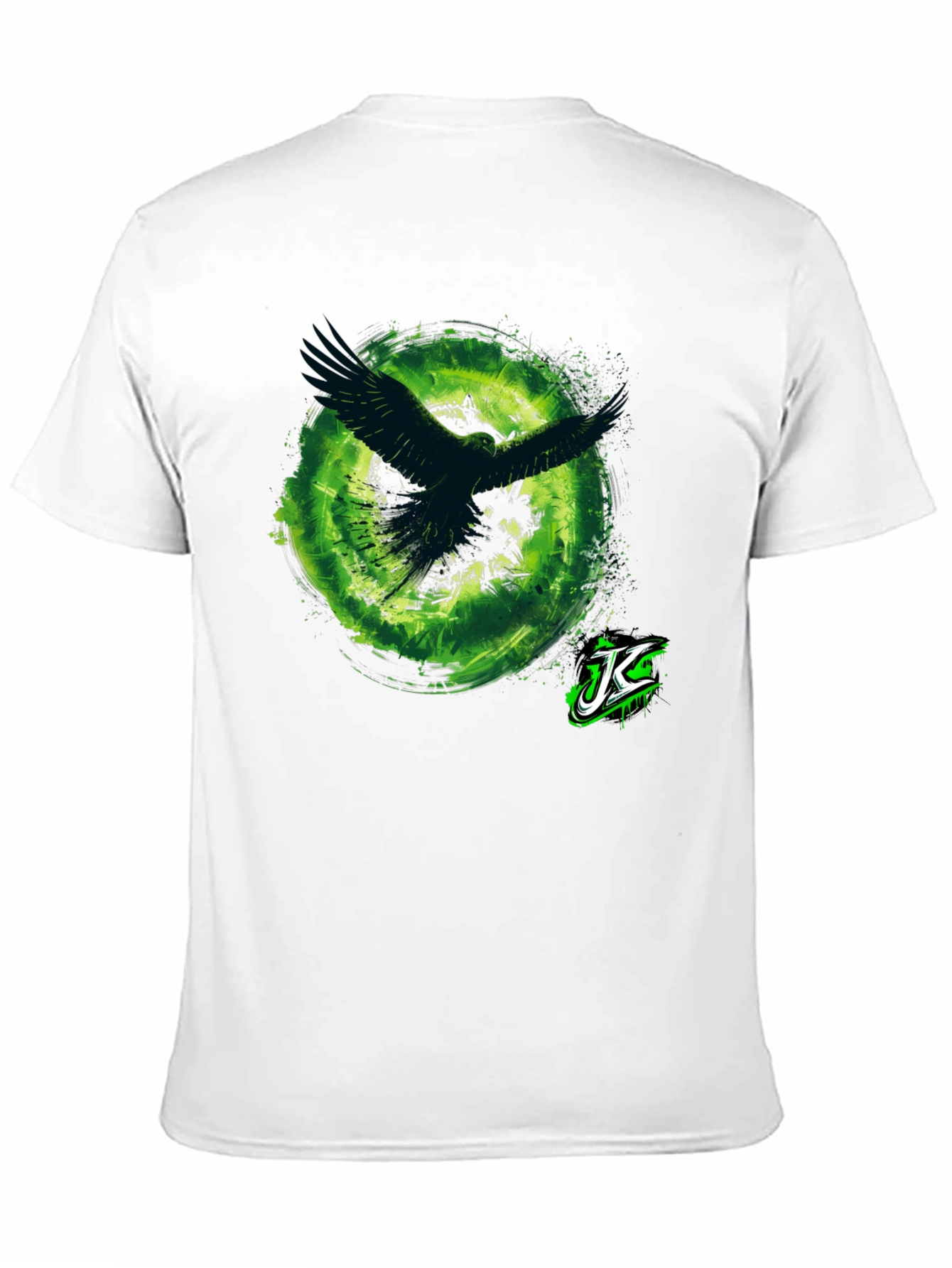 Black Raven Vortex Graphic T-Shirt - Men's Black Tee view 11