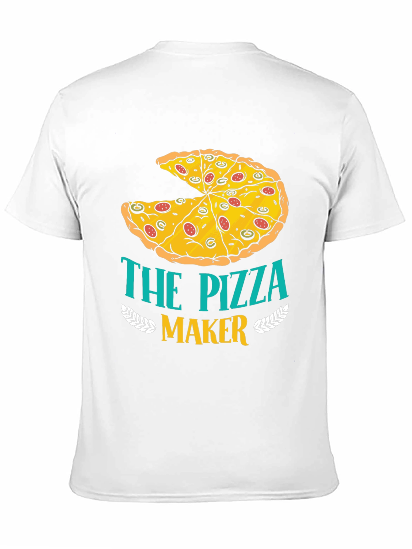 Black The Pizza Maker T-Shirt - Funny Foodie Tee view 11