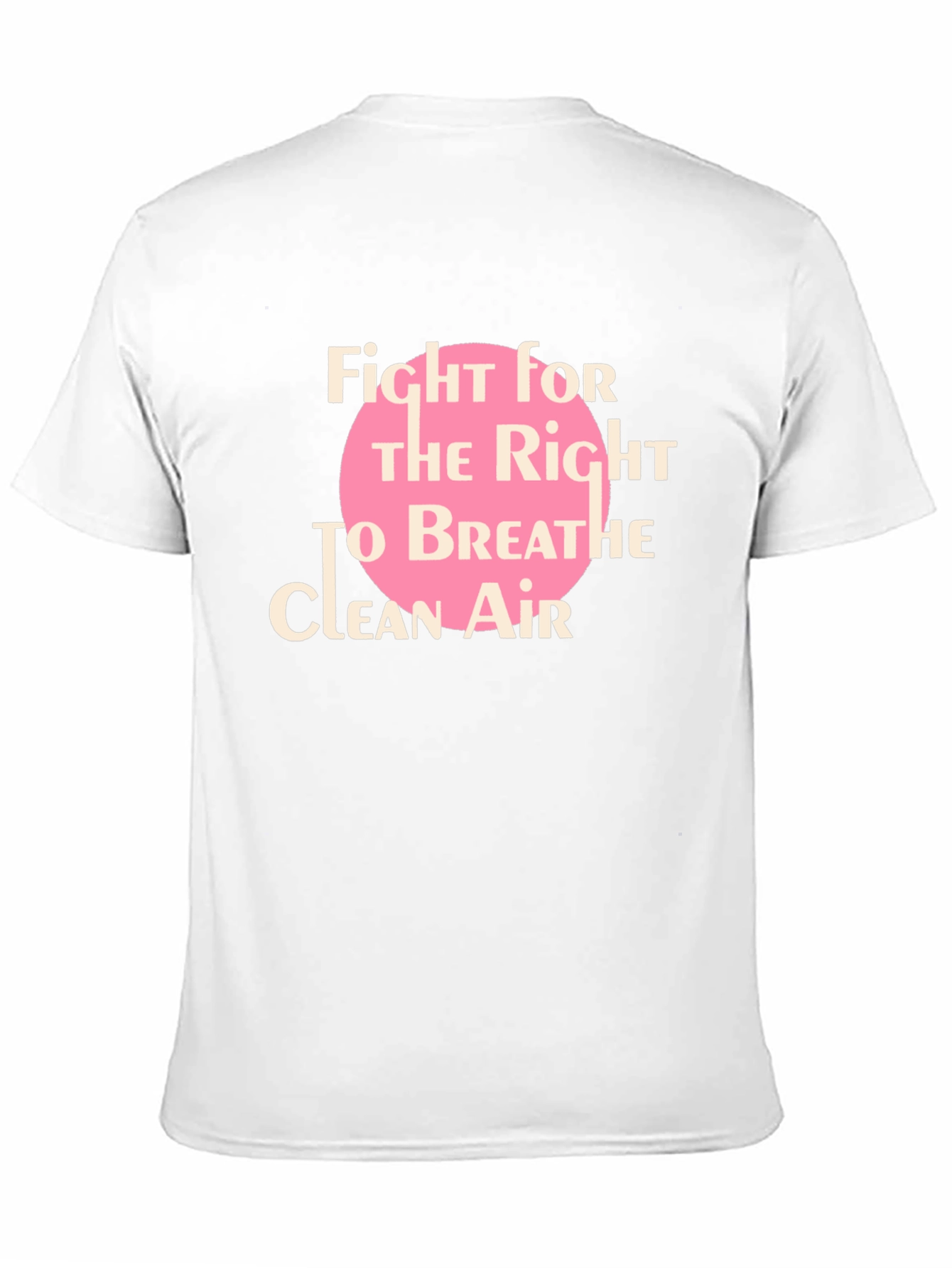 Black Fight for Clean Air Black T-Shirt view 11