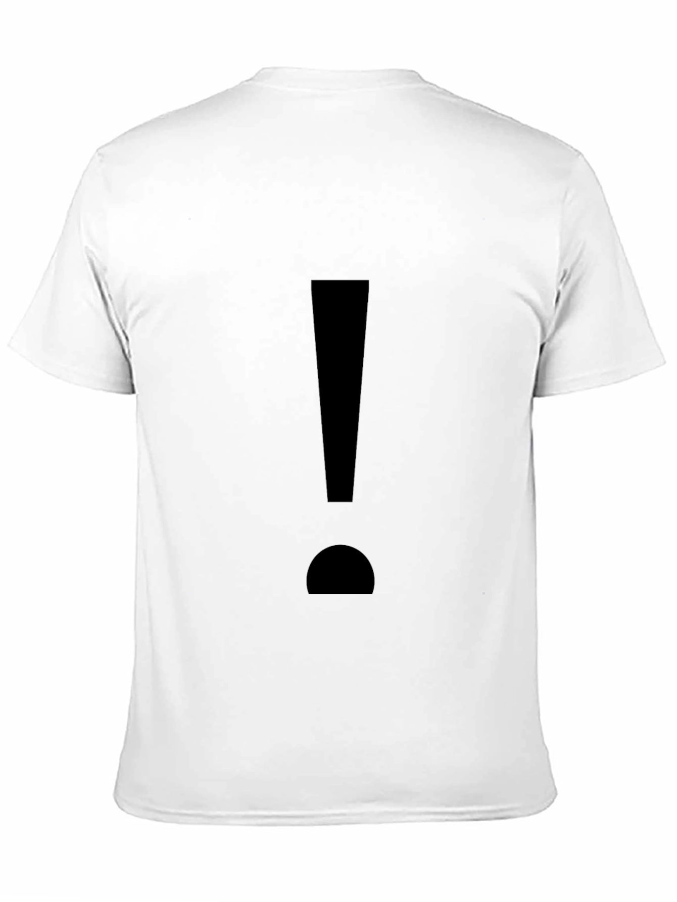 Black Exclamation Mark Graphic T-Shirt - Black view 11