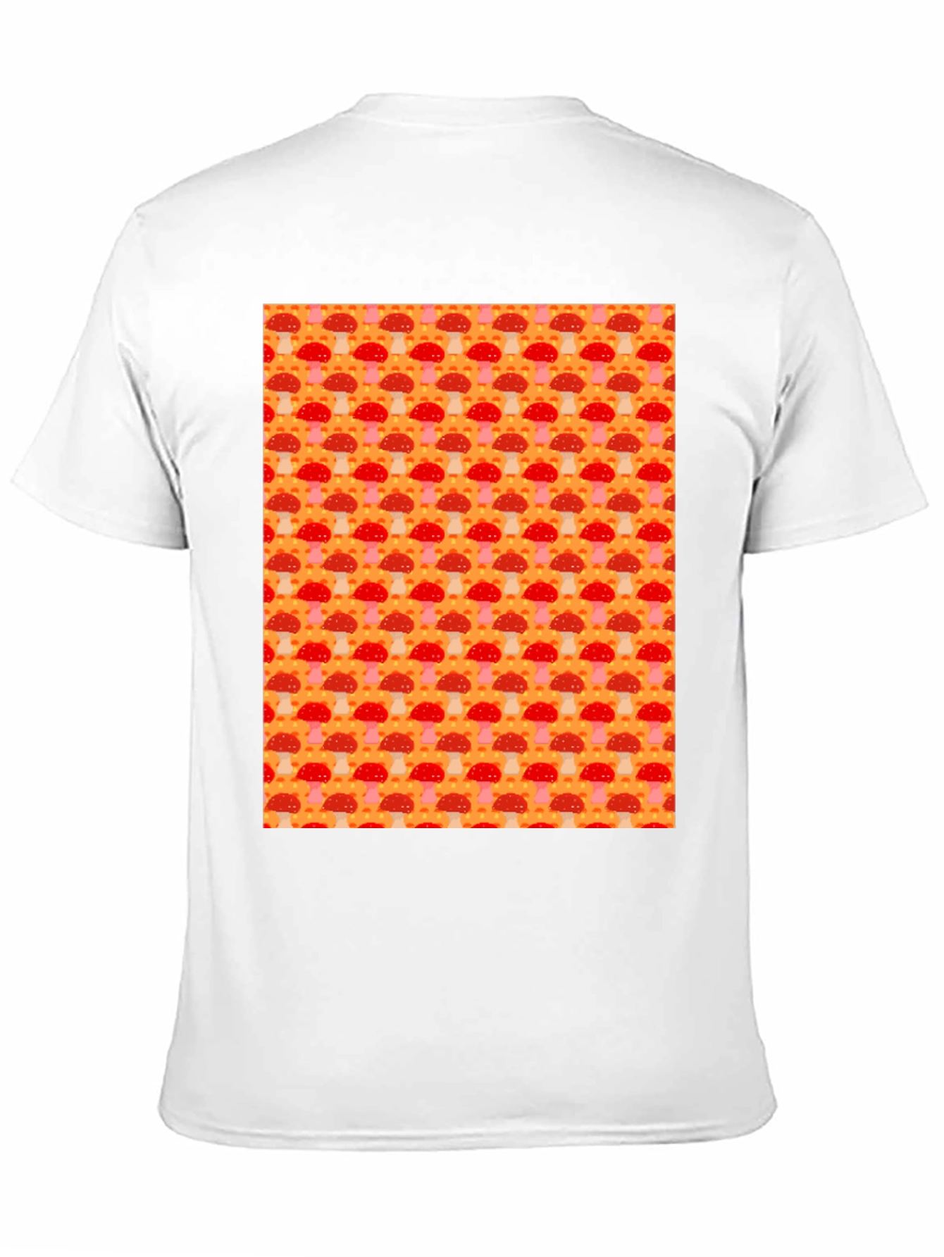 Black Mushroom Pattern Tee - Funky & Fun view 11