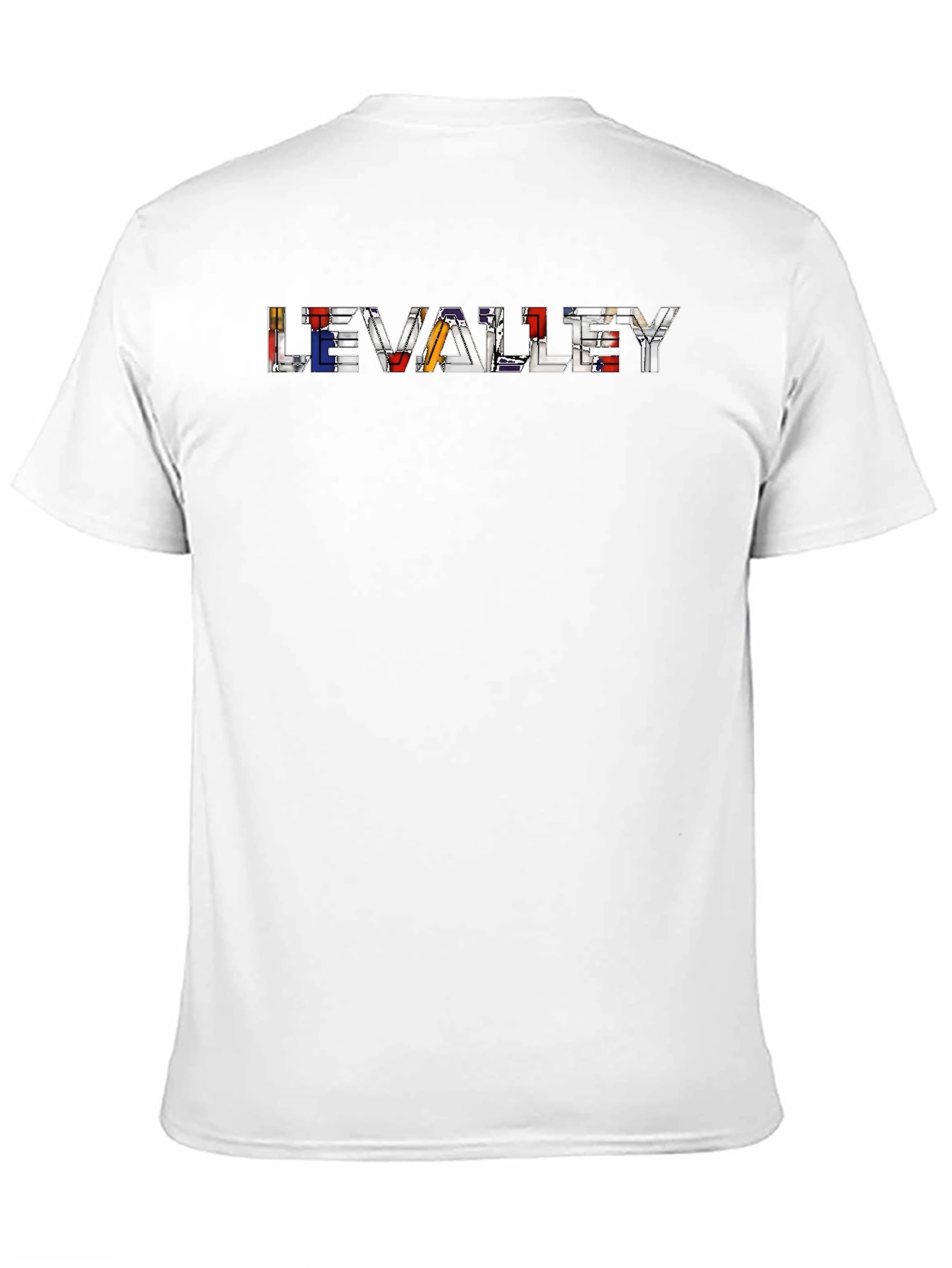 Black Levalley Graphic Print Black Tee view 11