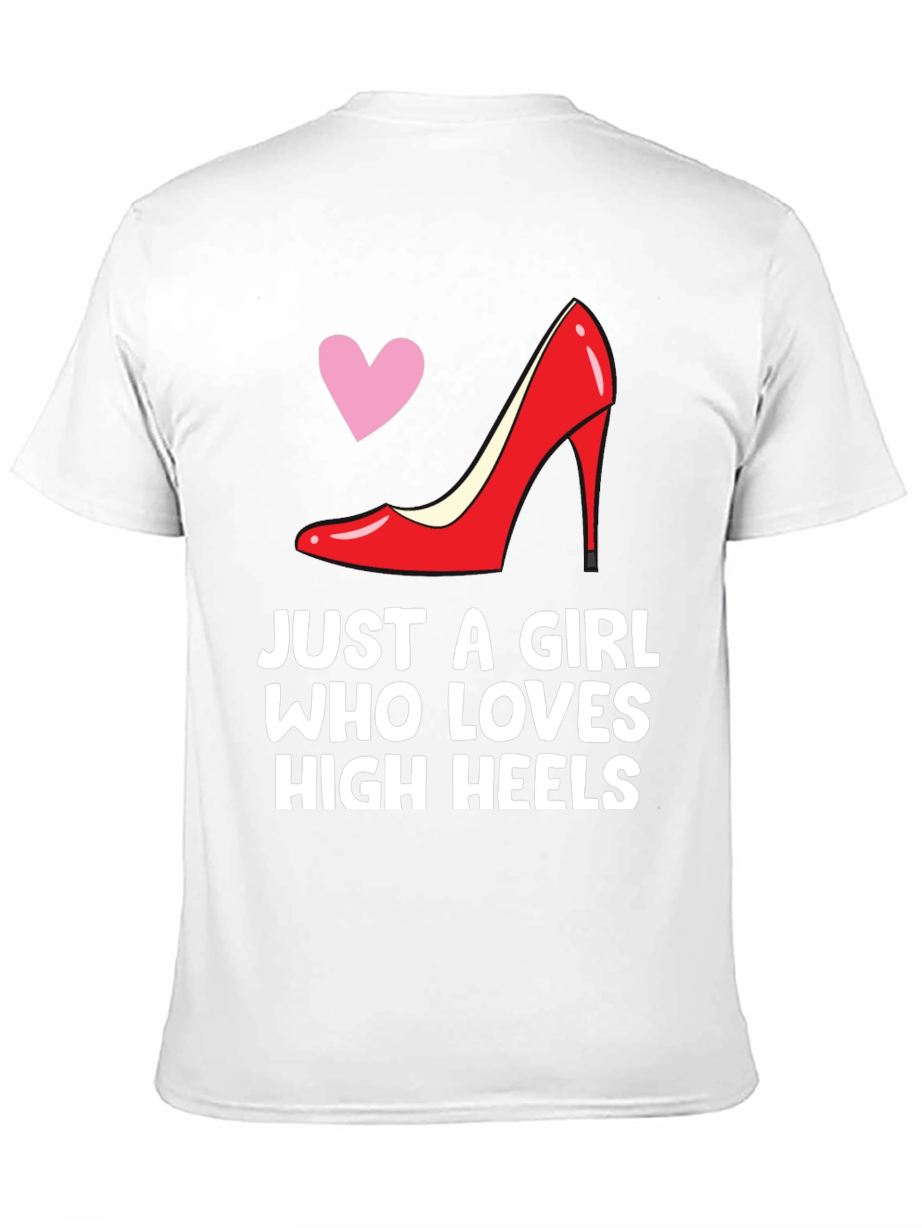 Black High Heels Lover T-Shirt - Stylish Design view 11
