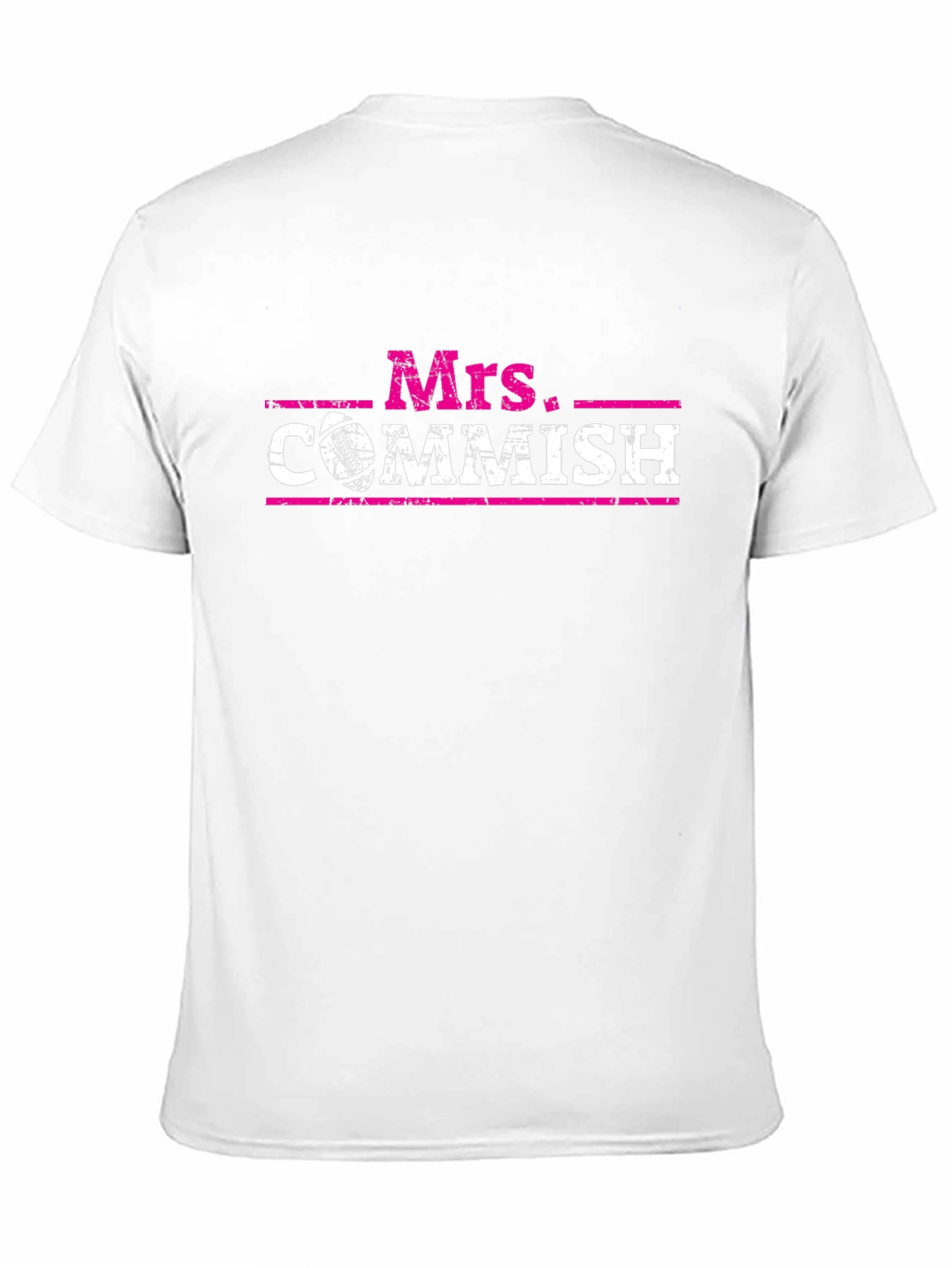 Black Mrs. Commish Football T-Shirt view 11