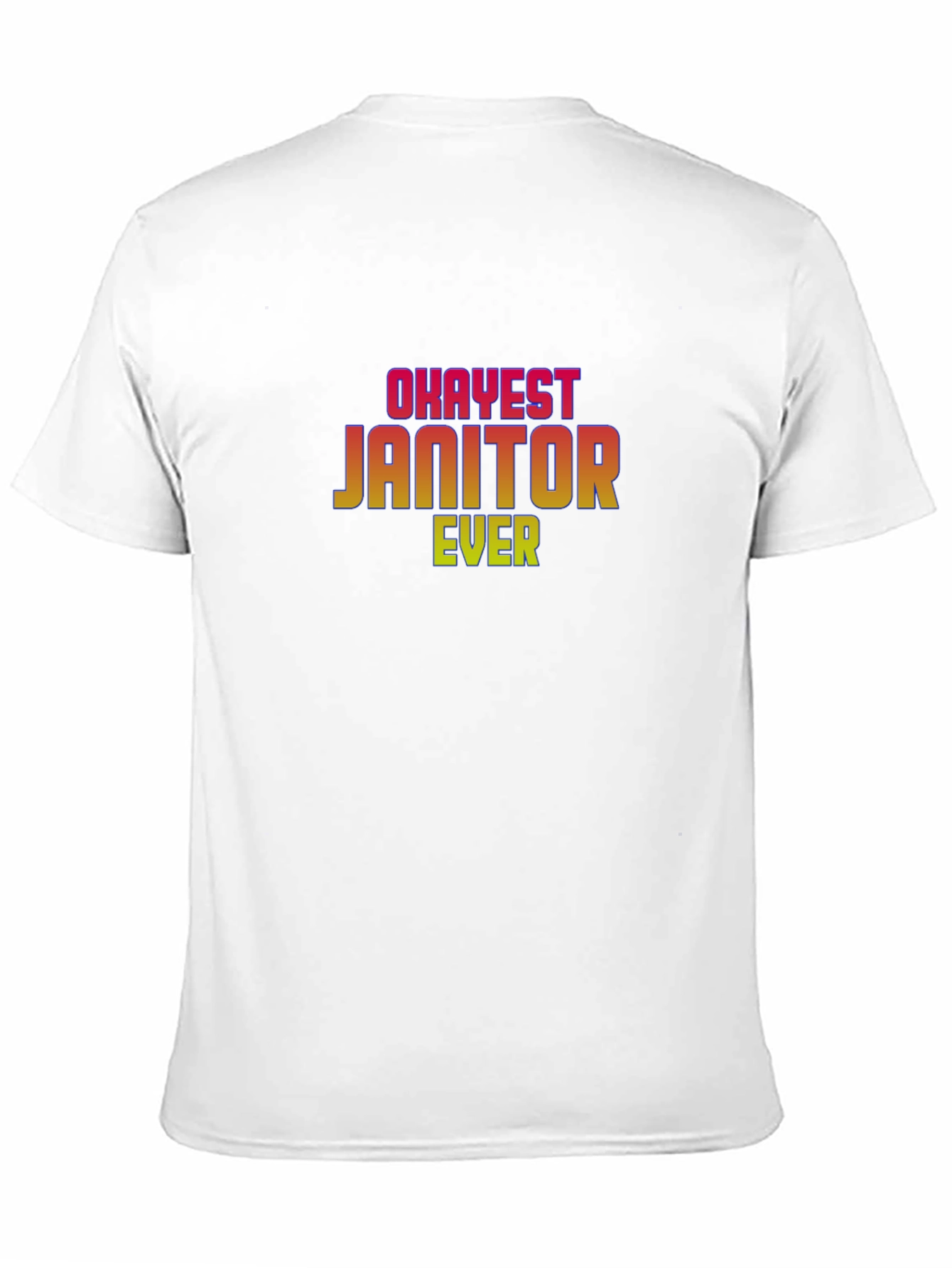 Black Okayest Janitor Ever Graphic Tee view 11