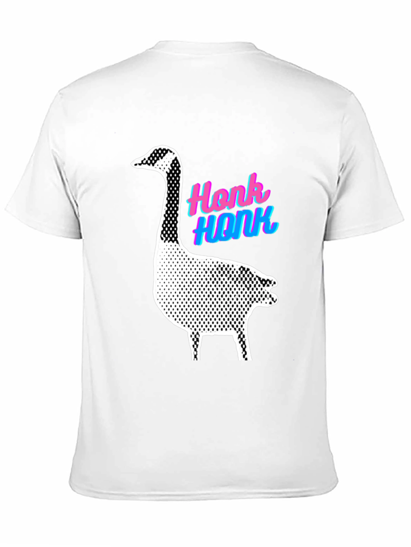 Black Honk Goose Graphic Tee - Quirky Animal Lover Shirt view 11