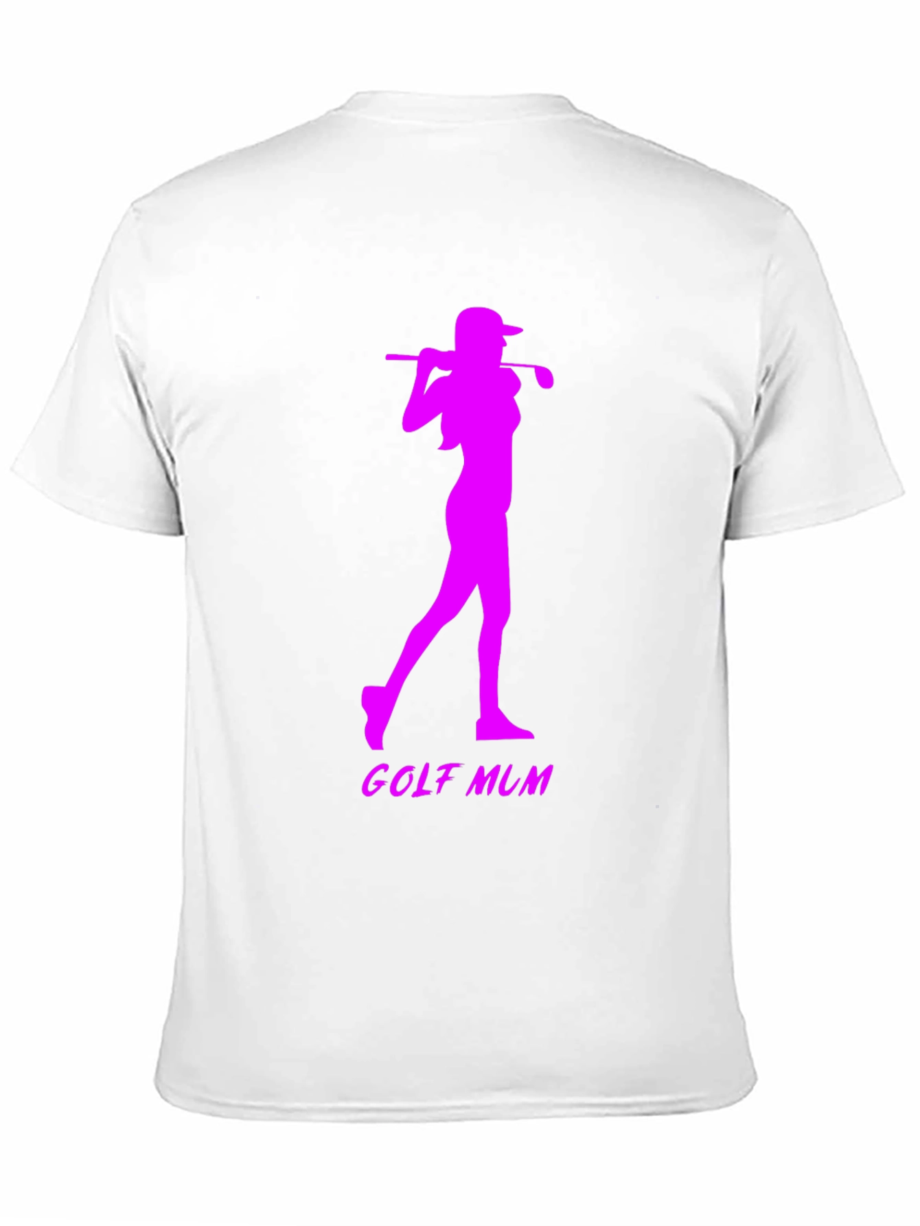 Black Golf Mum Black T-Shirt view 11