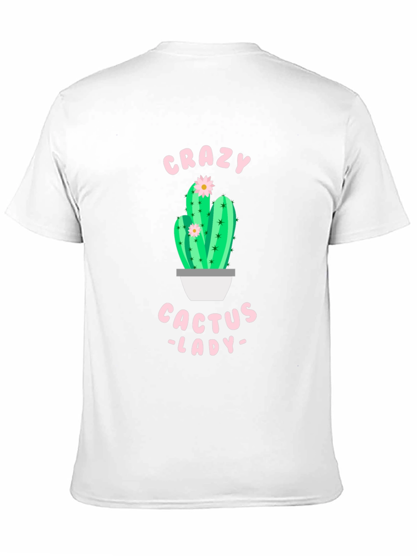 Black Crazy Cactus Lady Black T-Shirt view 11