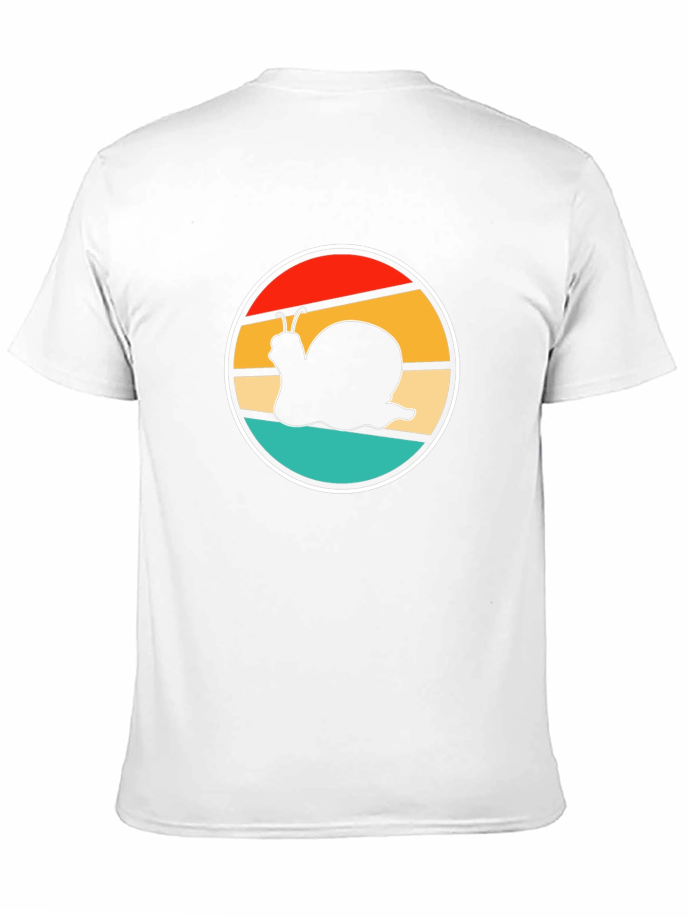 Black Retro Snail Graphic Tee - Black Cotton Comfort view 11