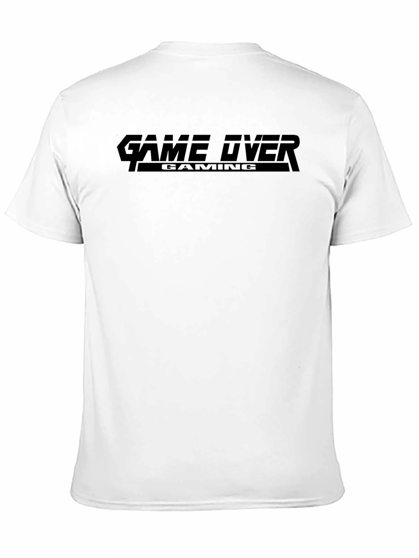 Black Game Over Gaming Black T-Shirt view 11