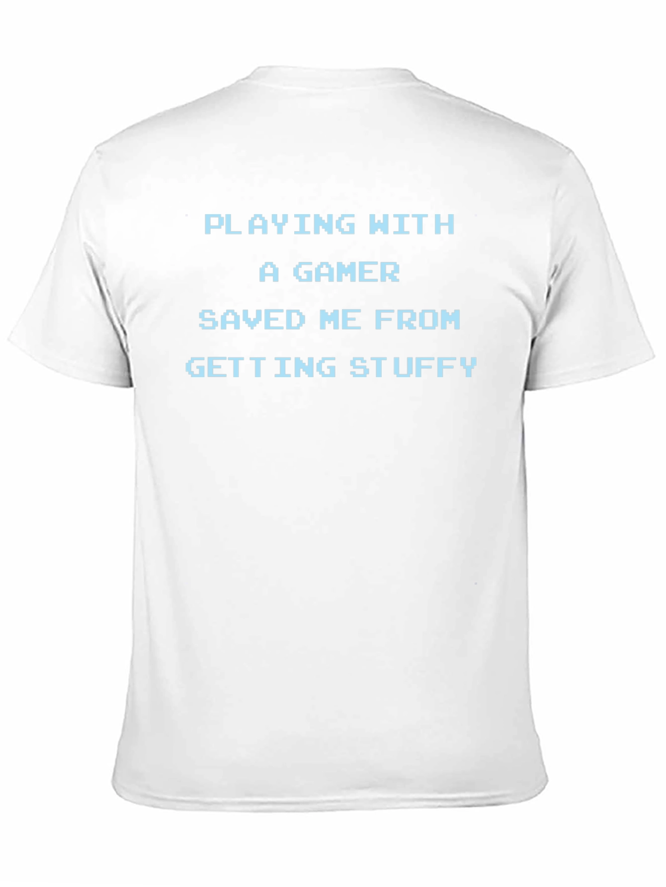 Black Playing With A Gamer Tee - Funny Slogan Shirt view 11
