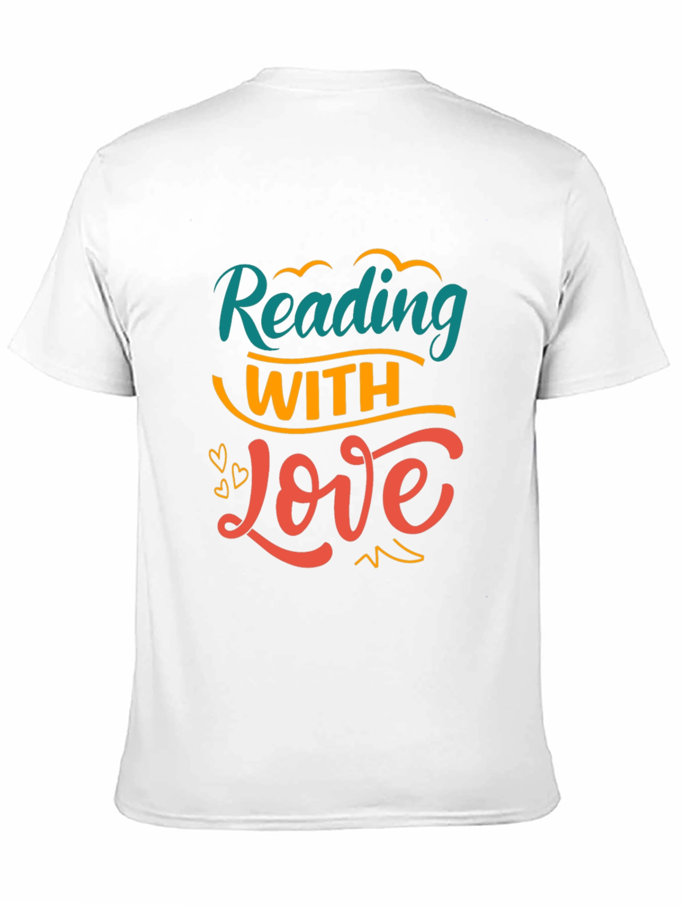 Black Reading with Love Graphic Tee view 11