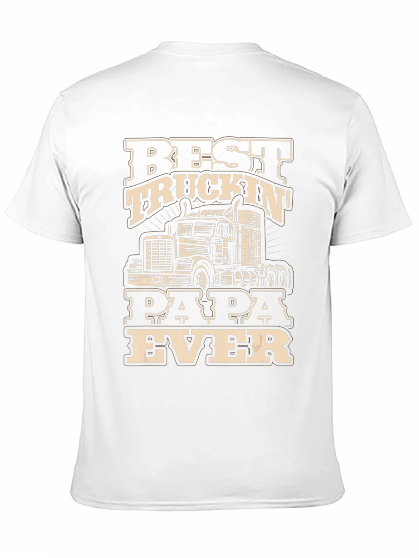 Black Best Truckin' Papa Ever T-Shirt view 11