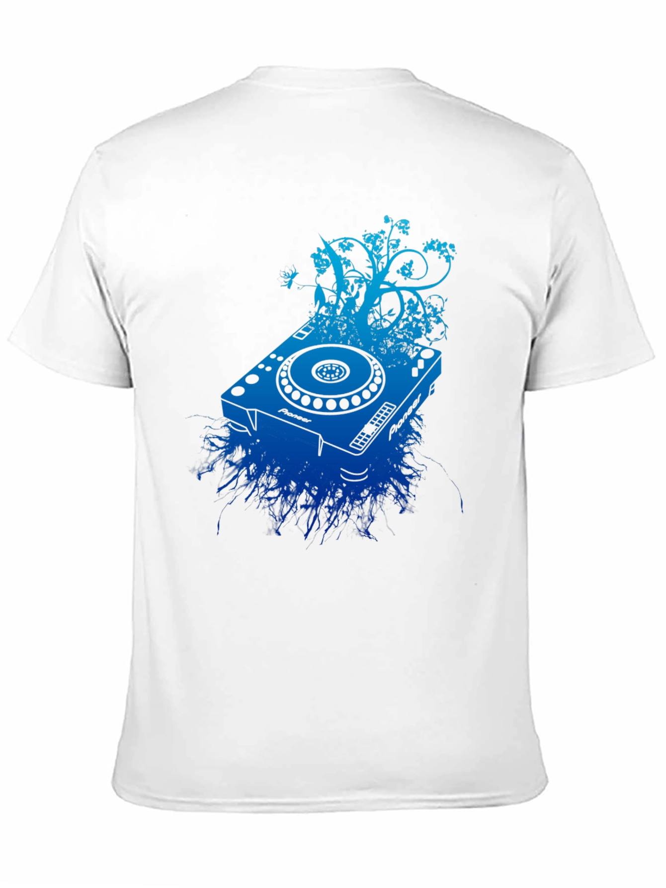 Black DJ Turntable Graphic Tee - Black view 11