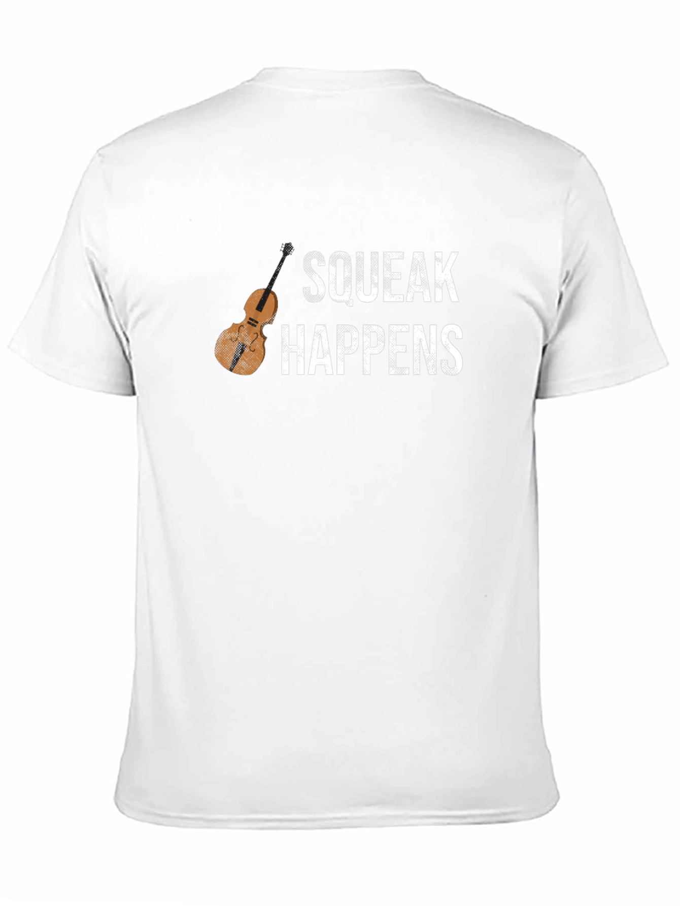 Black Squeak Happens Funny Musician T-Shirt view 11