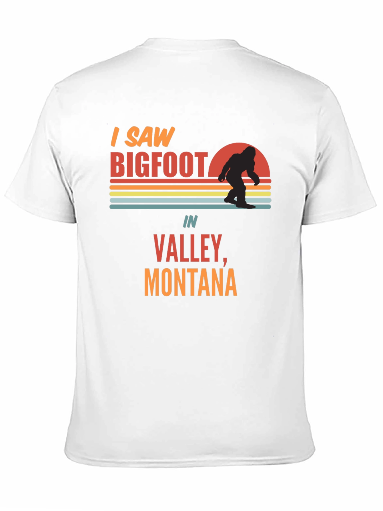 Black Bigfoot Valley Montana Tee view 11
