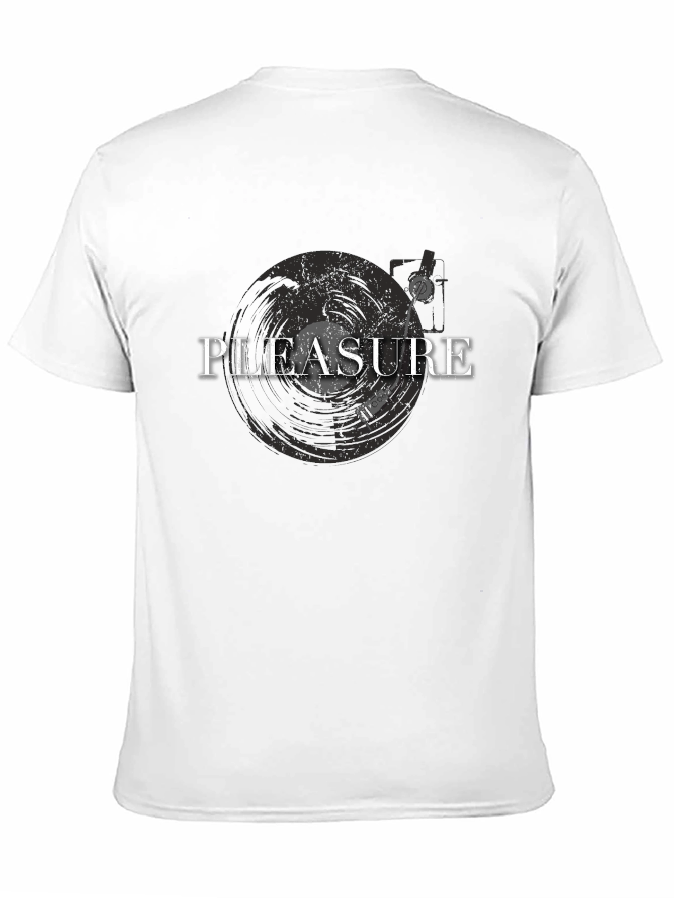 Black Pleasure Record Player T-Shirt view 11