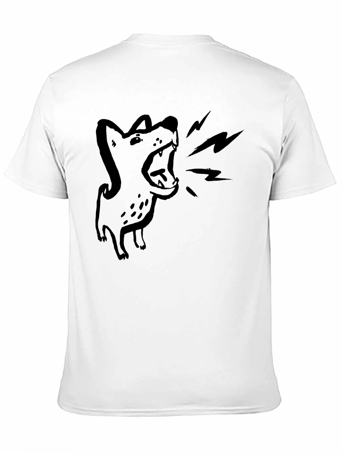Barking Dog Graphic Tee - Men's Black T-Shirt - 11