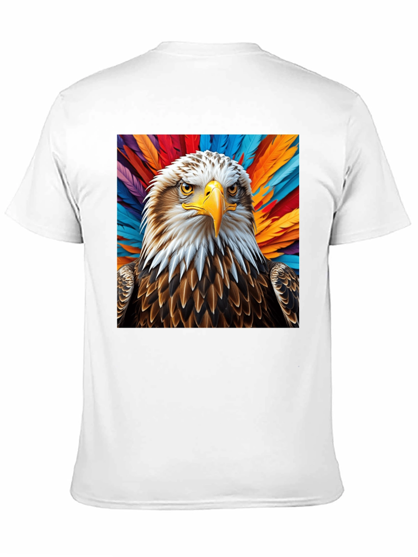 Black Eagle Graphic Tee - Bold Feathered Design view 11
