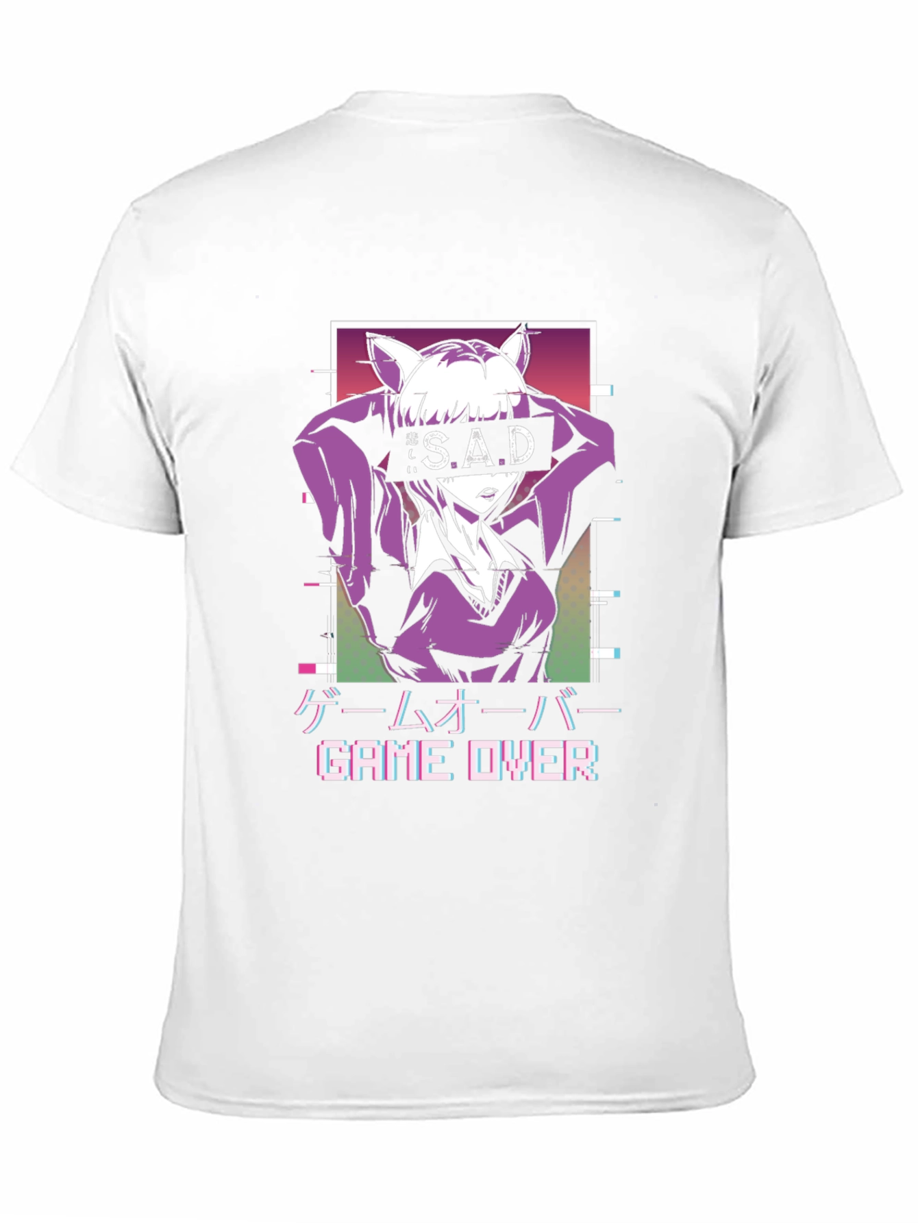 Anime Game Over Graphic Tee - 11