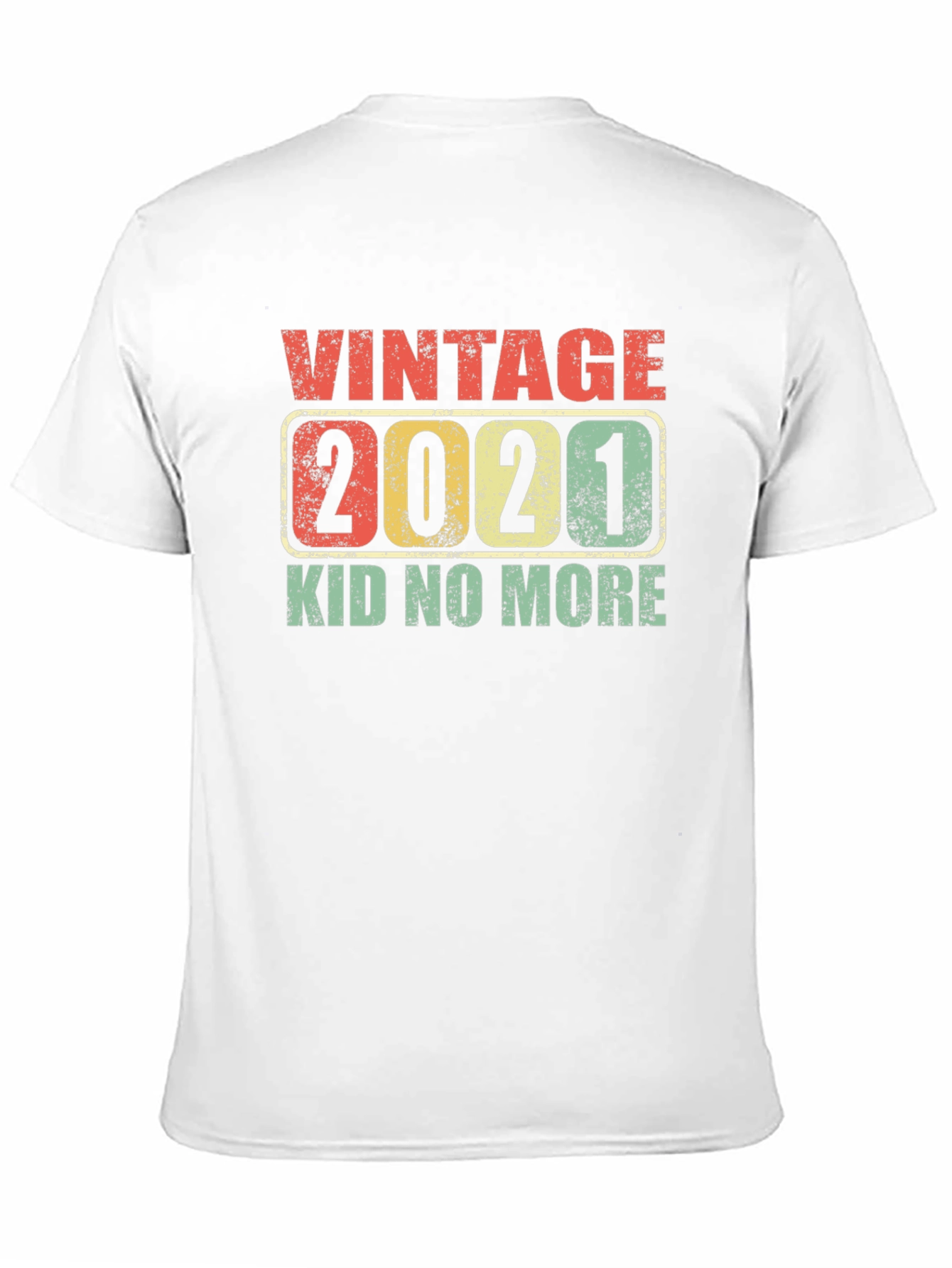 Black Vintage 2021 Kid No More Graphic Tee view 11