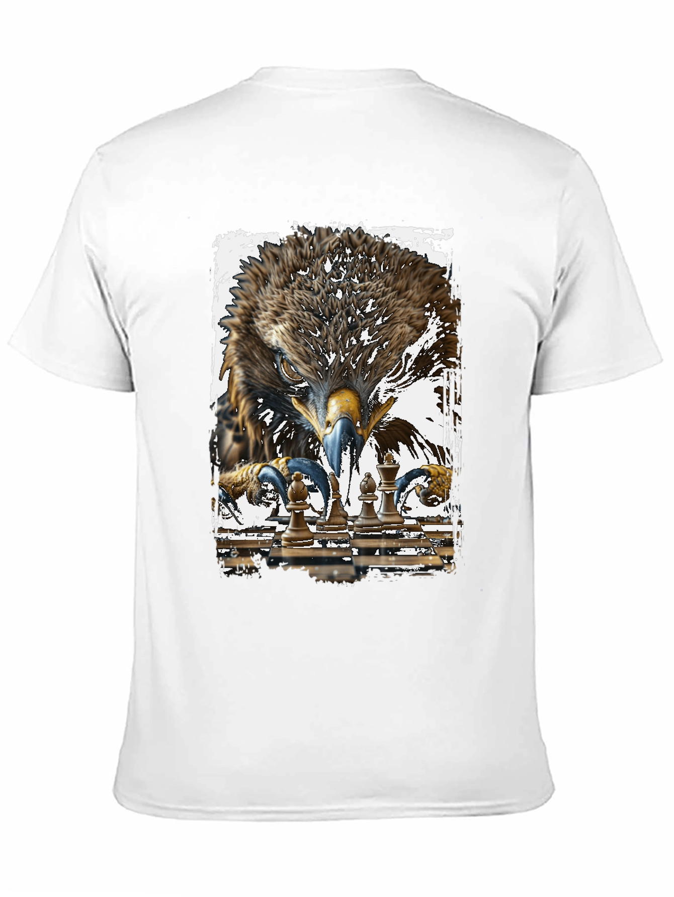 Black Eagle Chess Master Graphic T-Shirt view 11