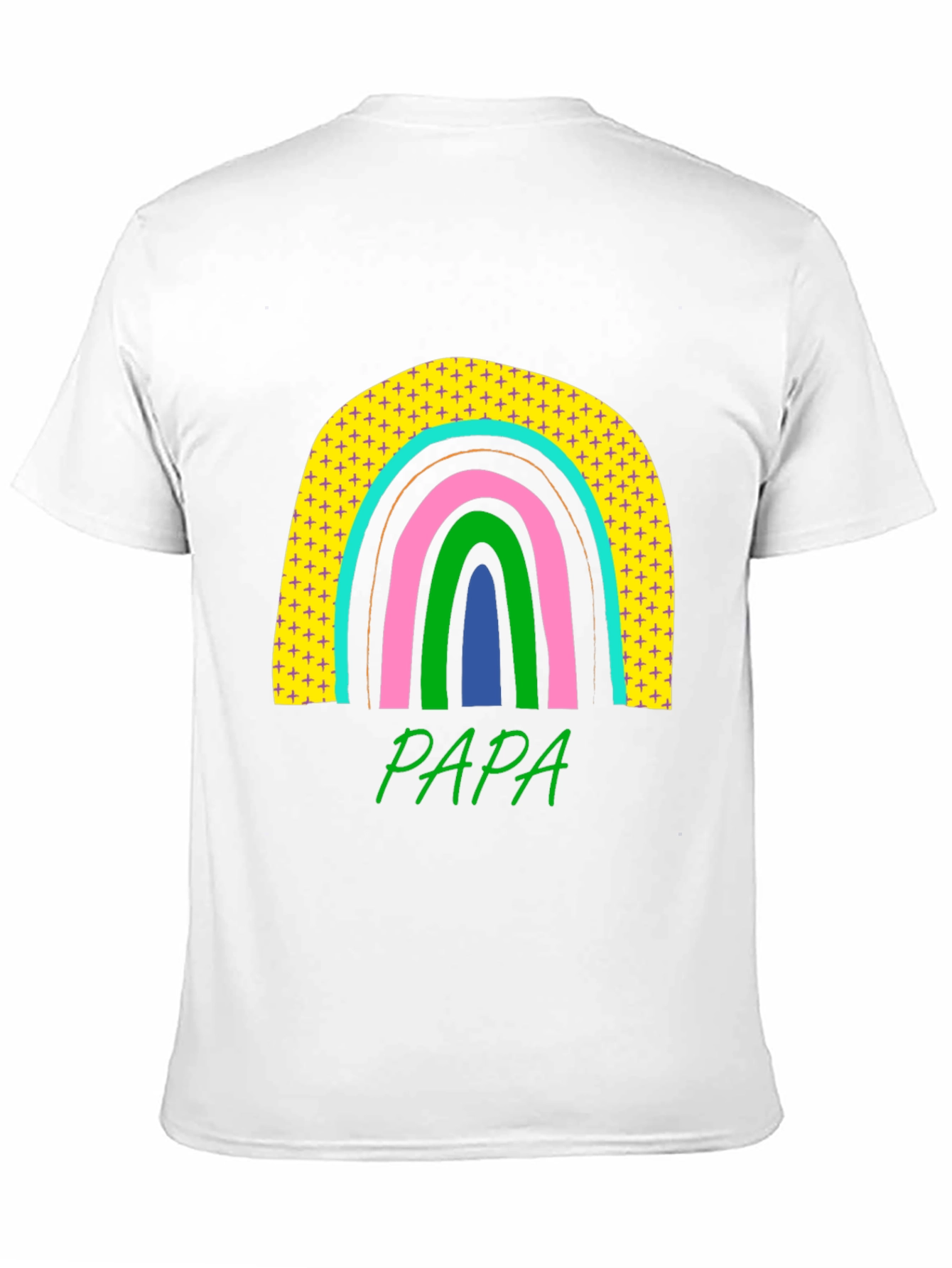 Papa Rainbow Graphic Tee - Father's Day Gift - 11