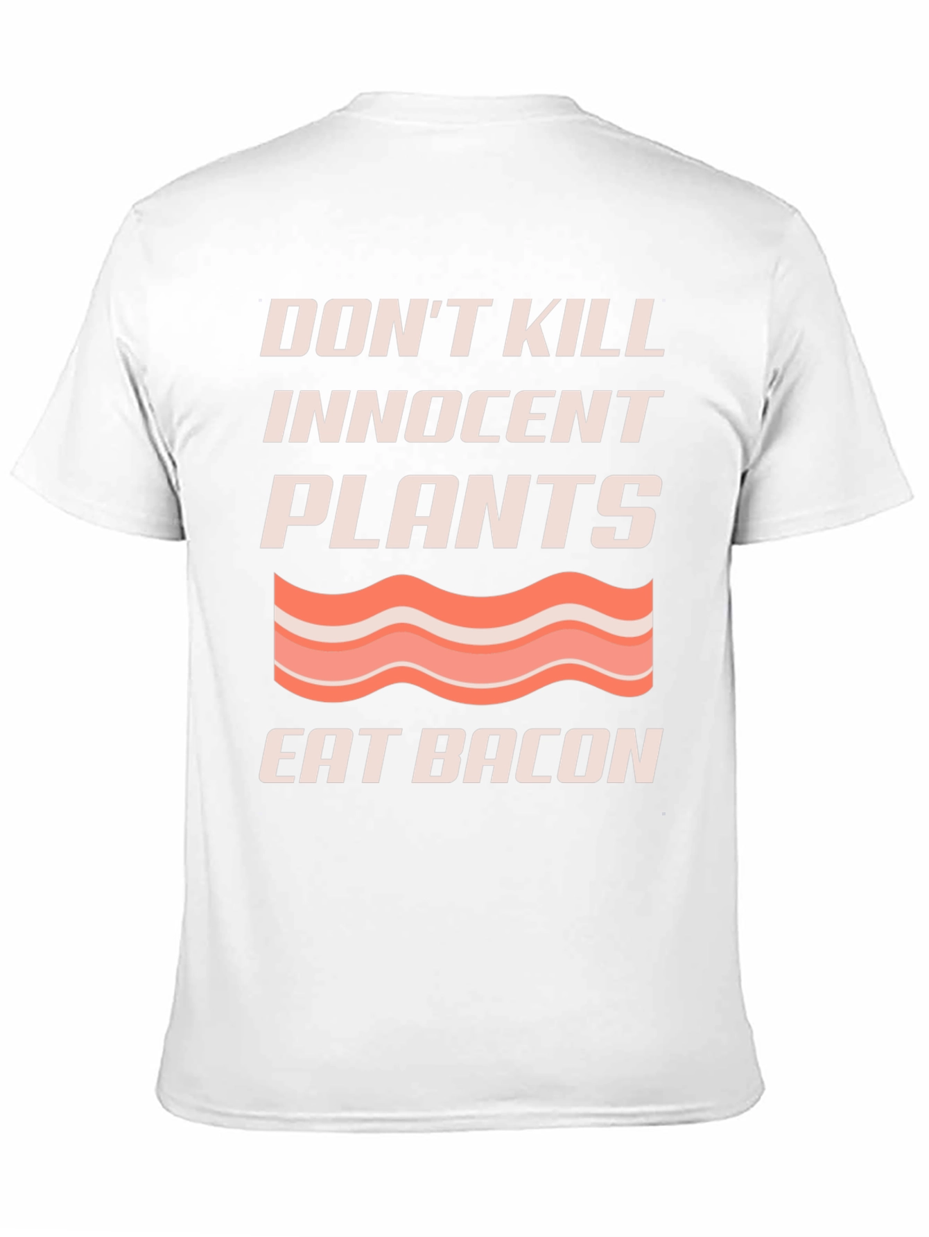 Black Don't Kill Plants Eat Bacon Graphic T-Shirt view 11