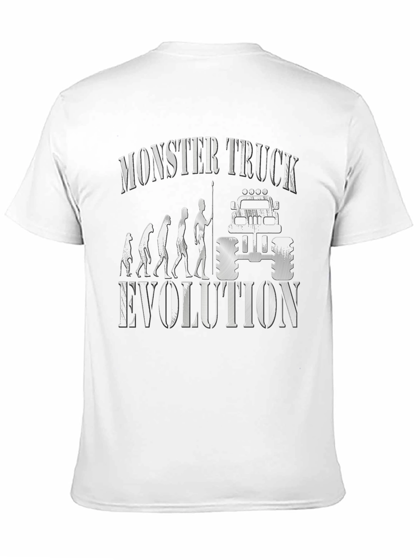 Black Monster Truck Evolution Graphic Tee - Black view 11