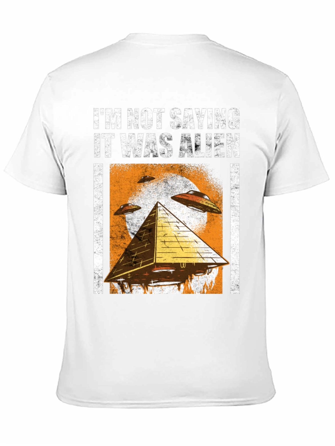 Black I'm Not Saying It Was Alien T-Shirt view 11