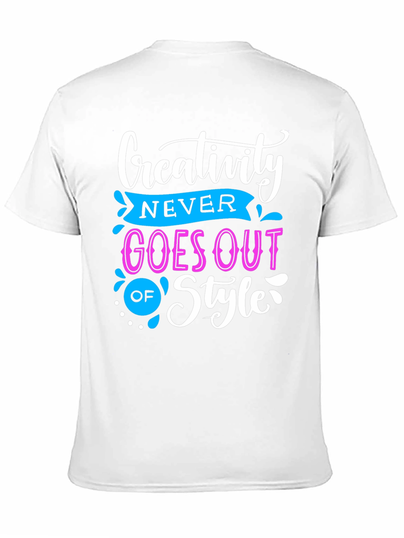 Black Creative Style T-Shirt: Never Goes Out of Fashion view 11