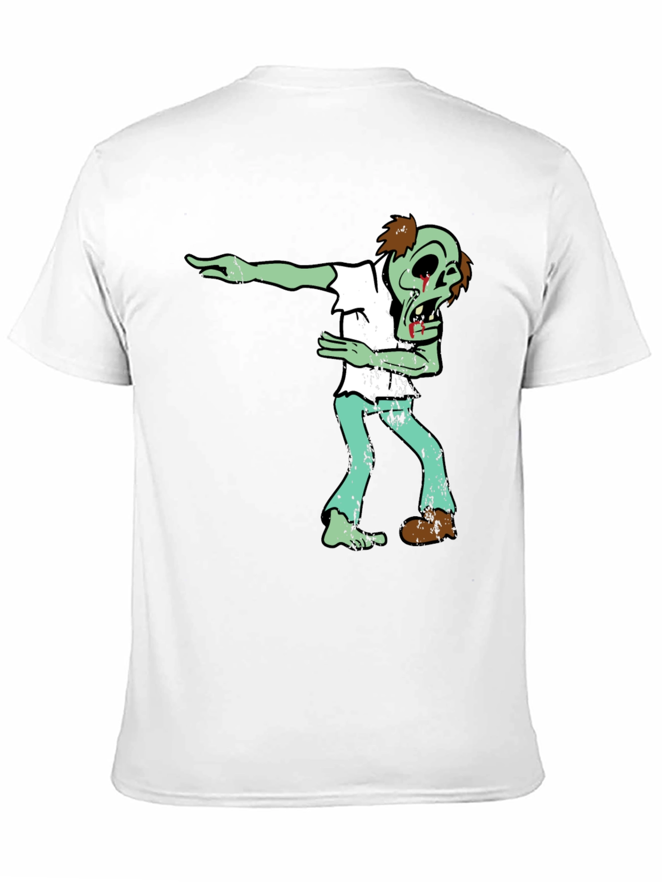 Black Zombie Dab Graphic Tee - Halloween Fun! view 11