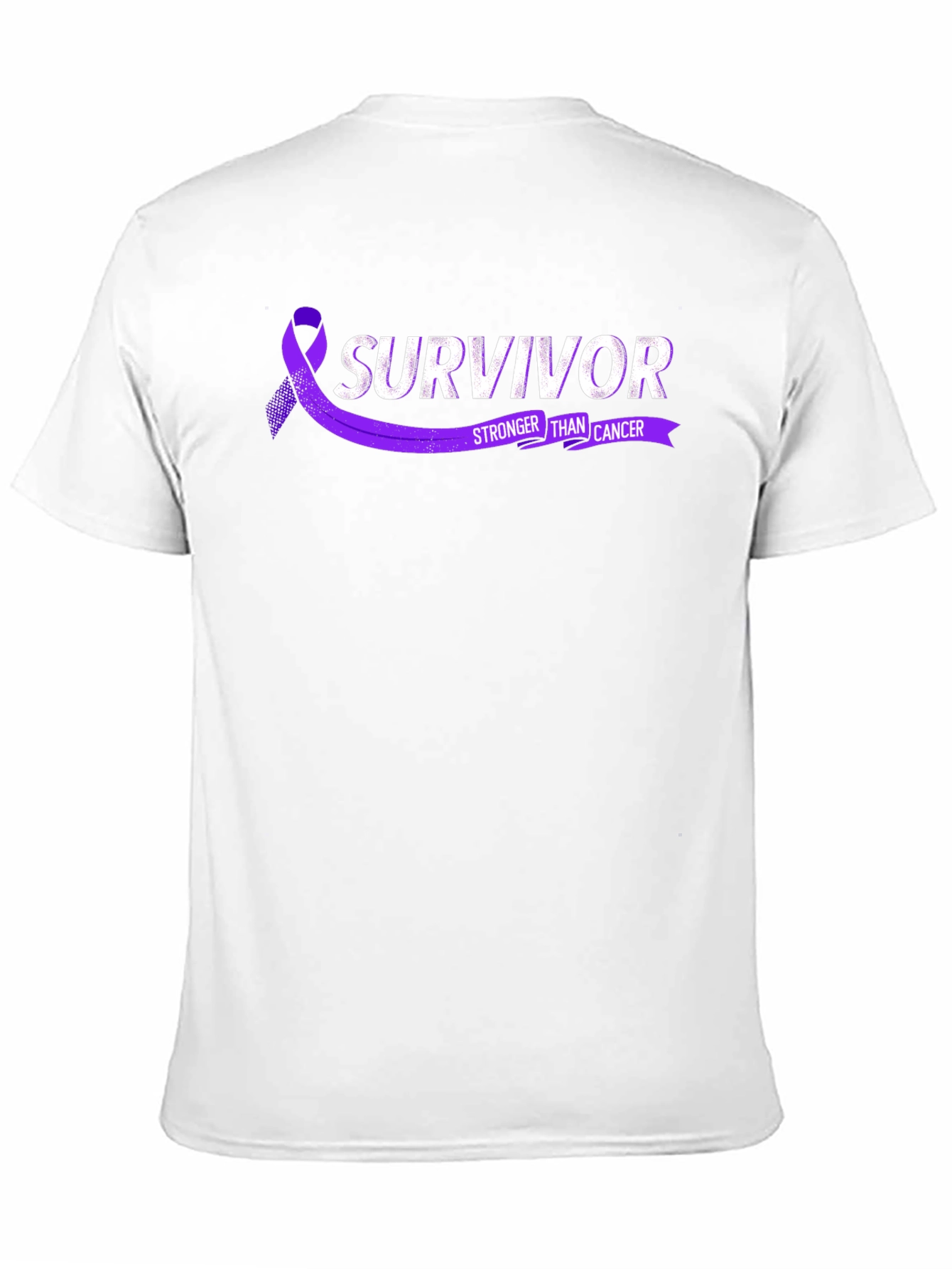 Black Survivor Stronger Than Cancer Awareness T-Shirt view 11