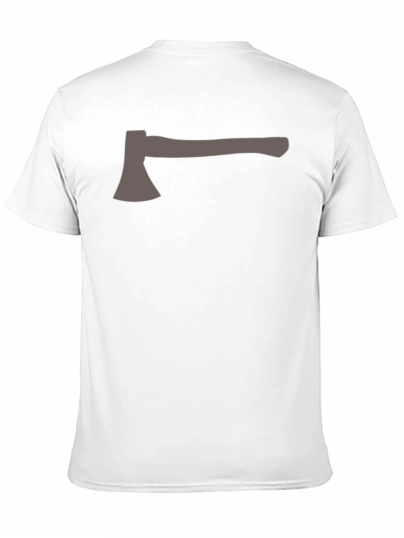 Black Axe Graphic Tee - Black Cotton Casual Shirt view 11